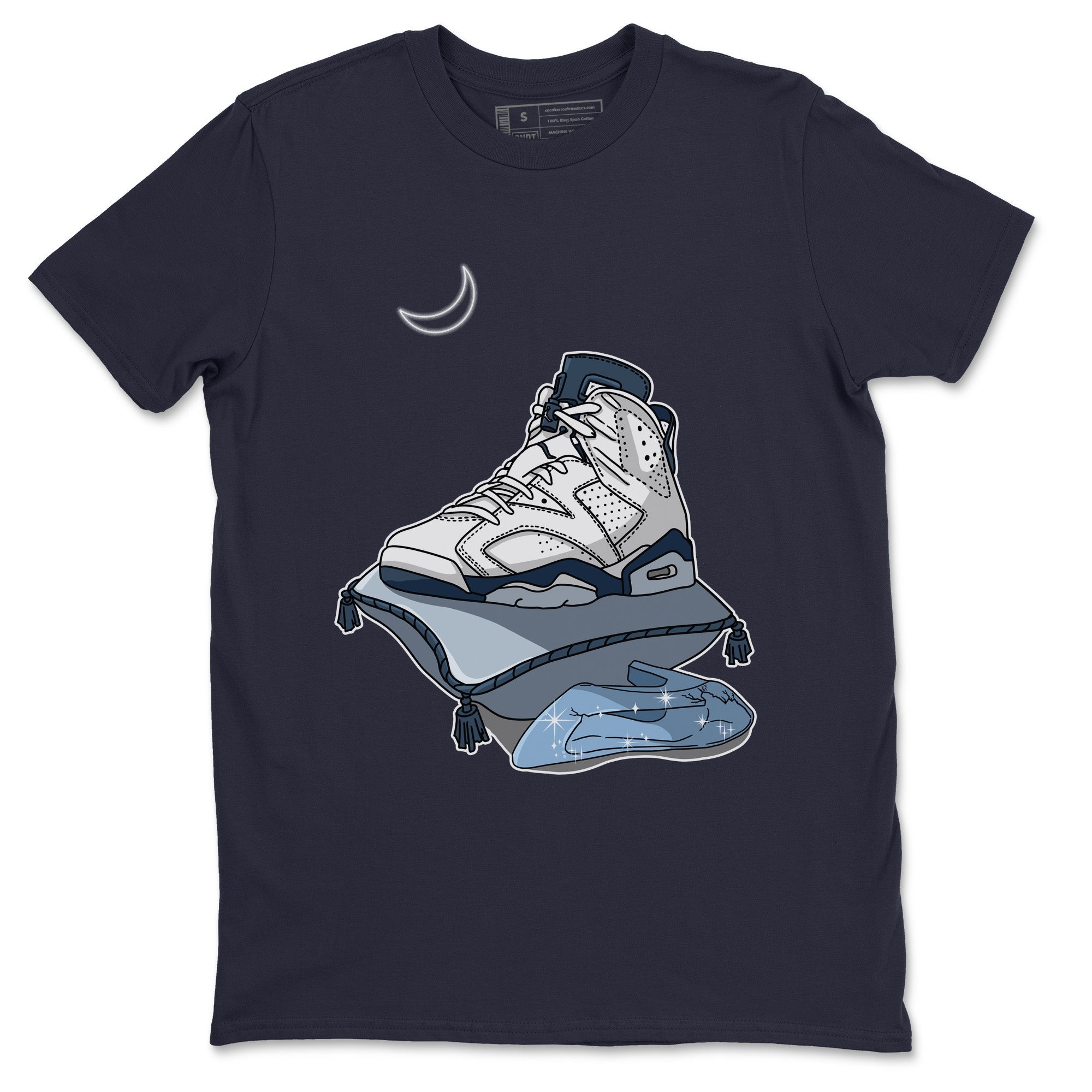 Midnight Shoes Unisex Tops - Air Jordan 6 Midnight Navy