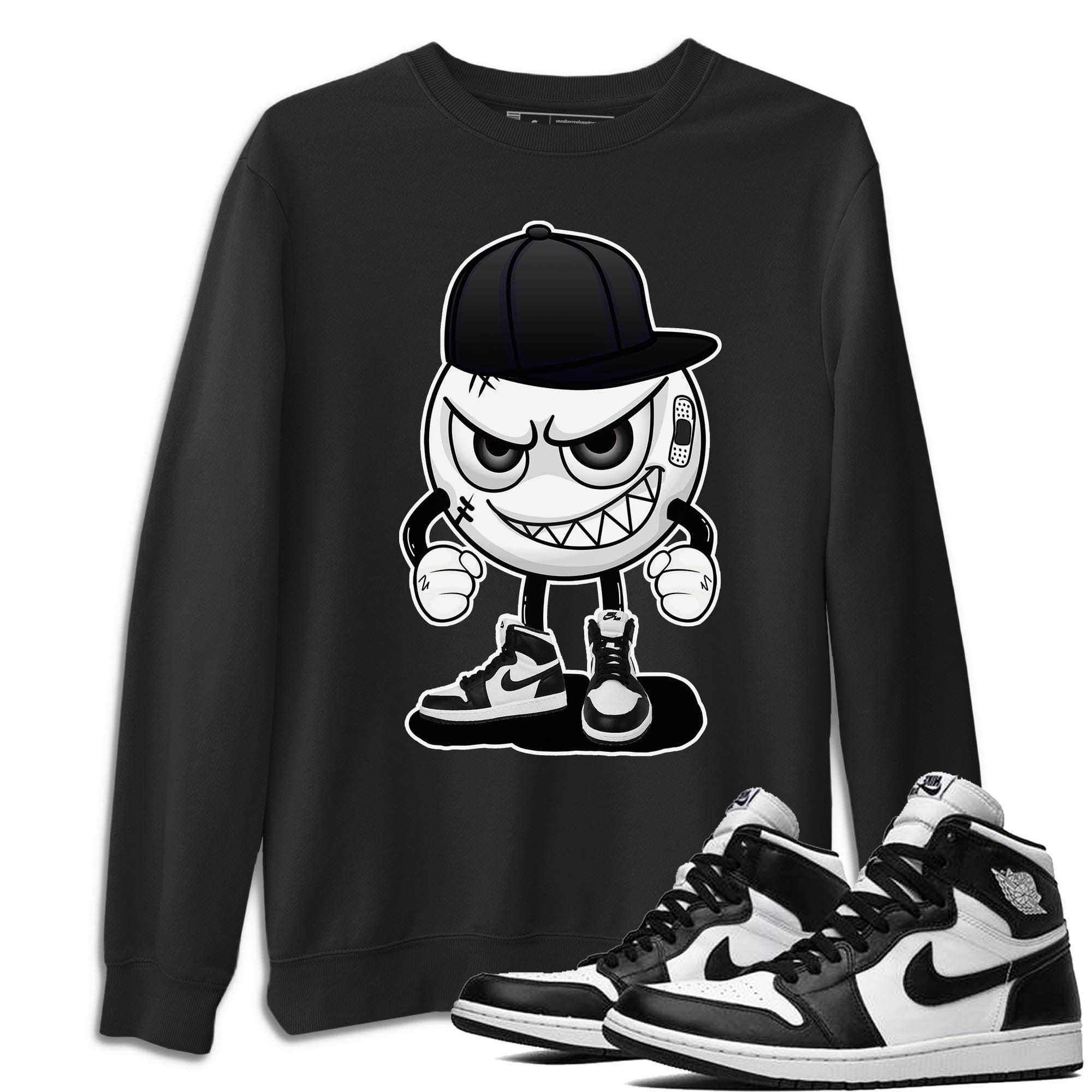 Mischief Unisex Tops - Air Jordan 1 Black White