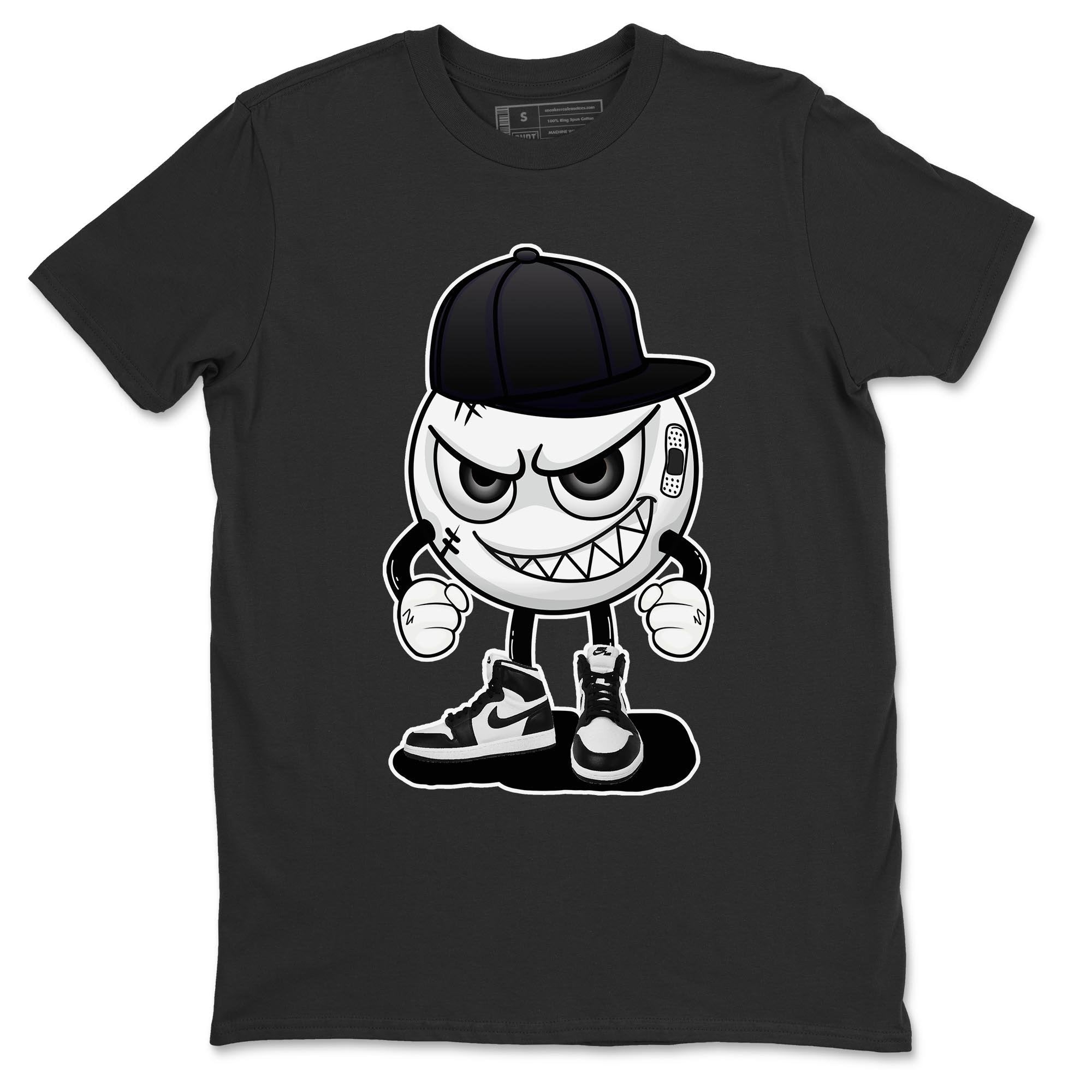 Mischief Unisex Tops - Air Jordan 1 Black White