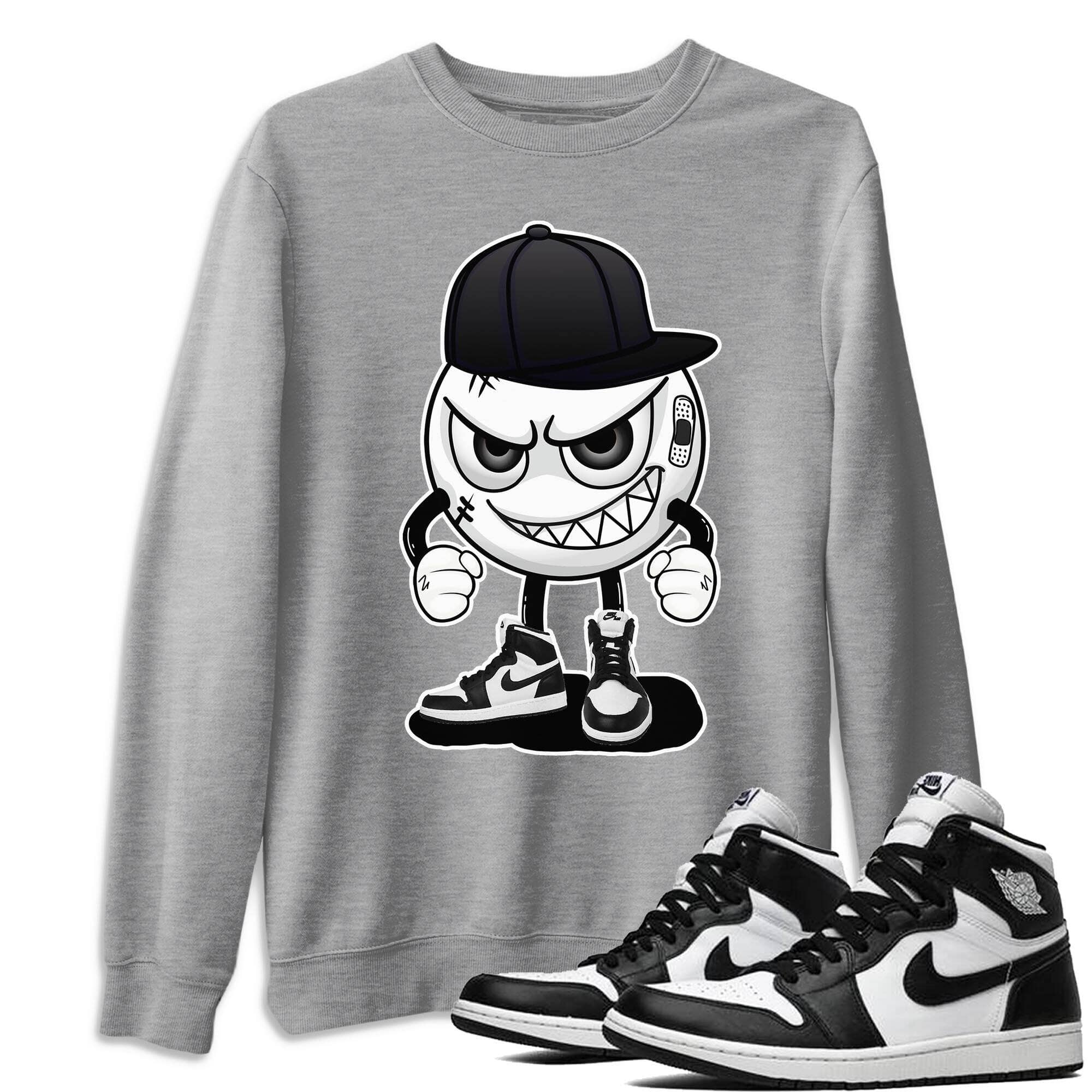 Mischief Unisex Tops - Air Jordan 1 Black White