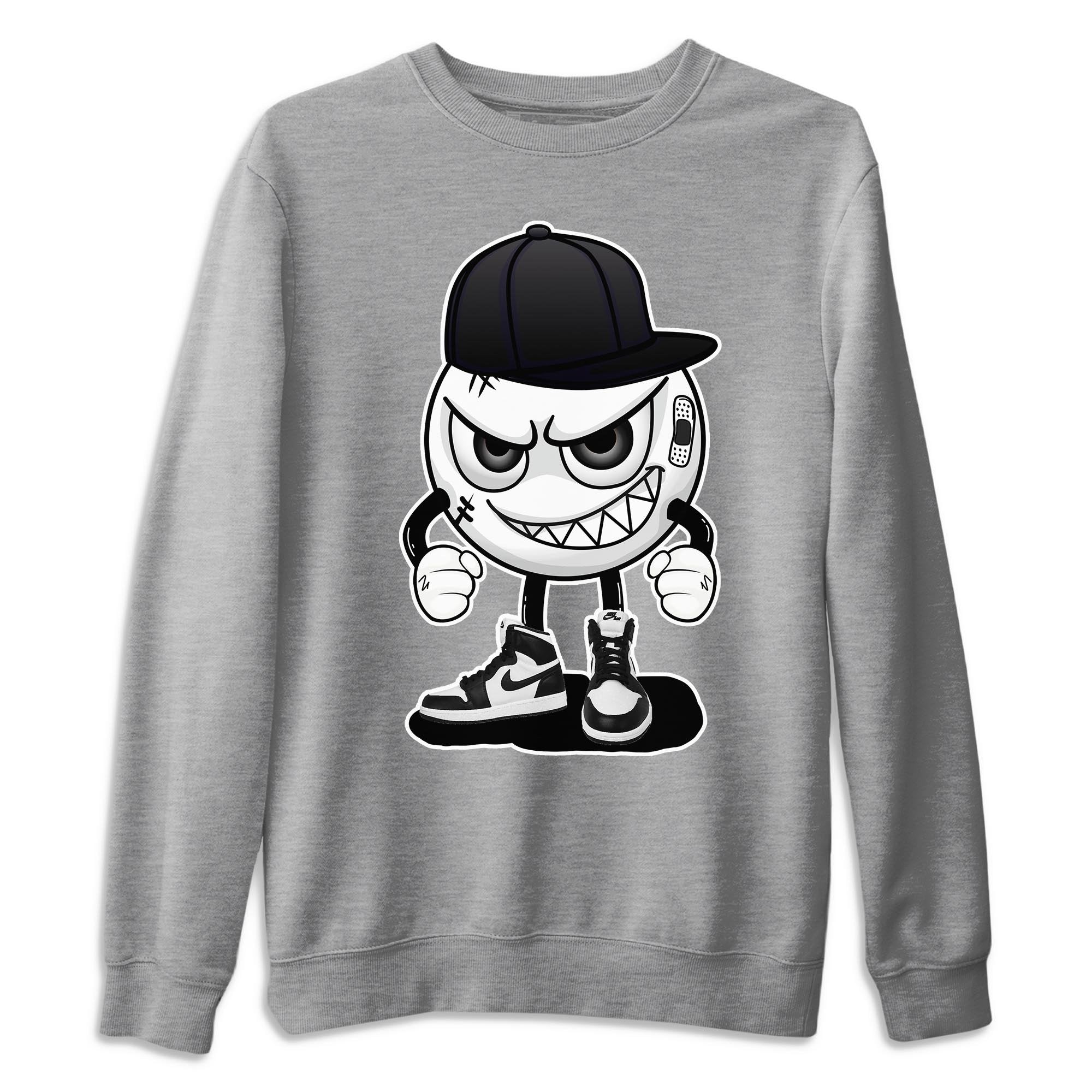 Mischief Unisex Tops - Air Jordan 1 Black White
