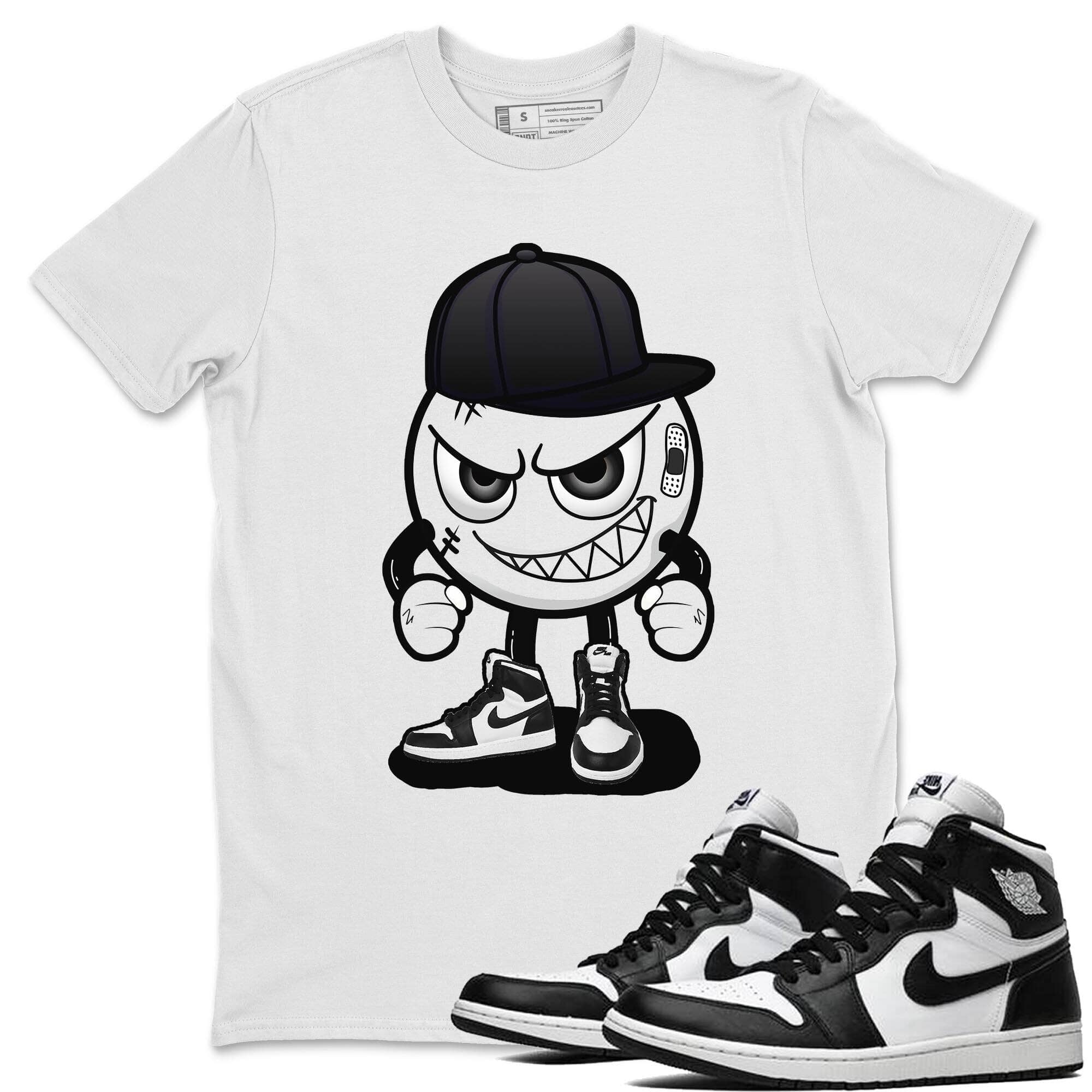 Mischief Unisex Tops - Air Jordan 1 Black White