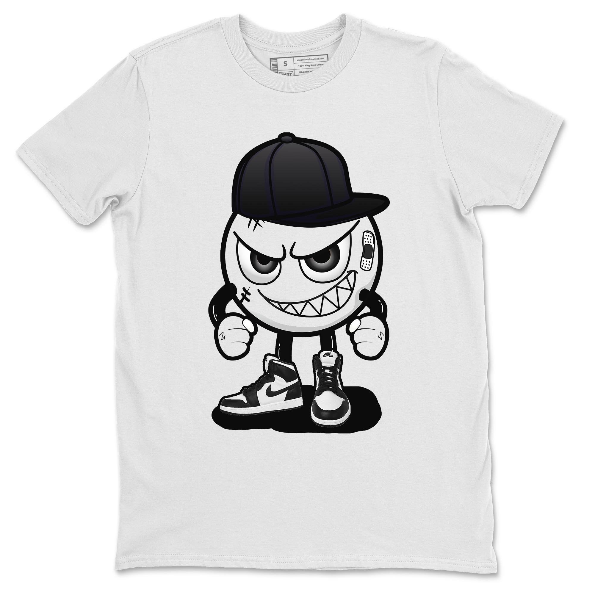 Mischief Unisex Tops - Air Jordan 1 Black White