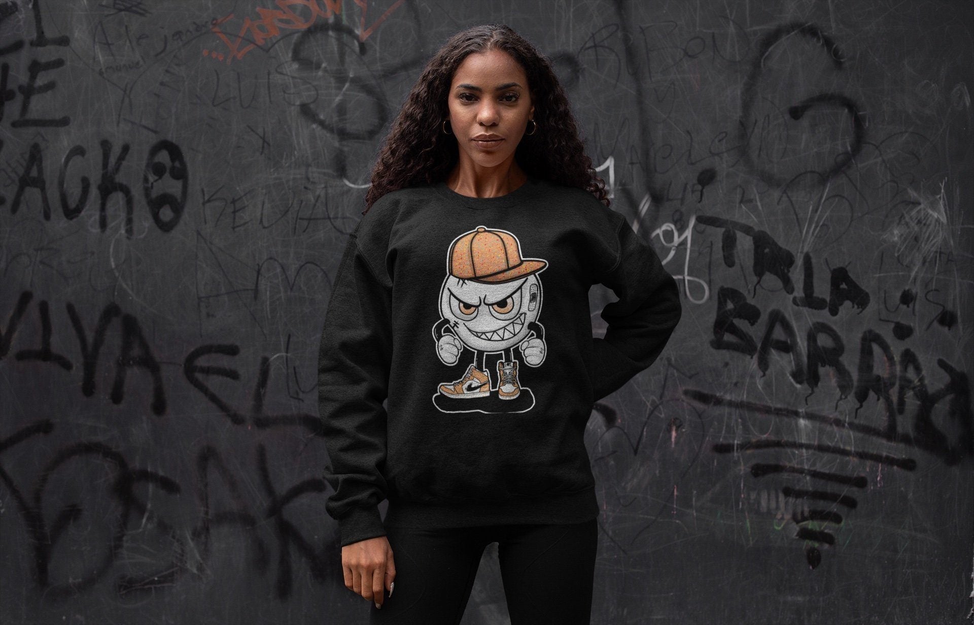 Mischief Unisex Tops - Air Jordan 1 Brushstroke