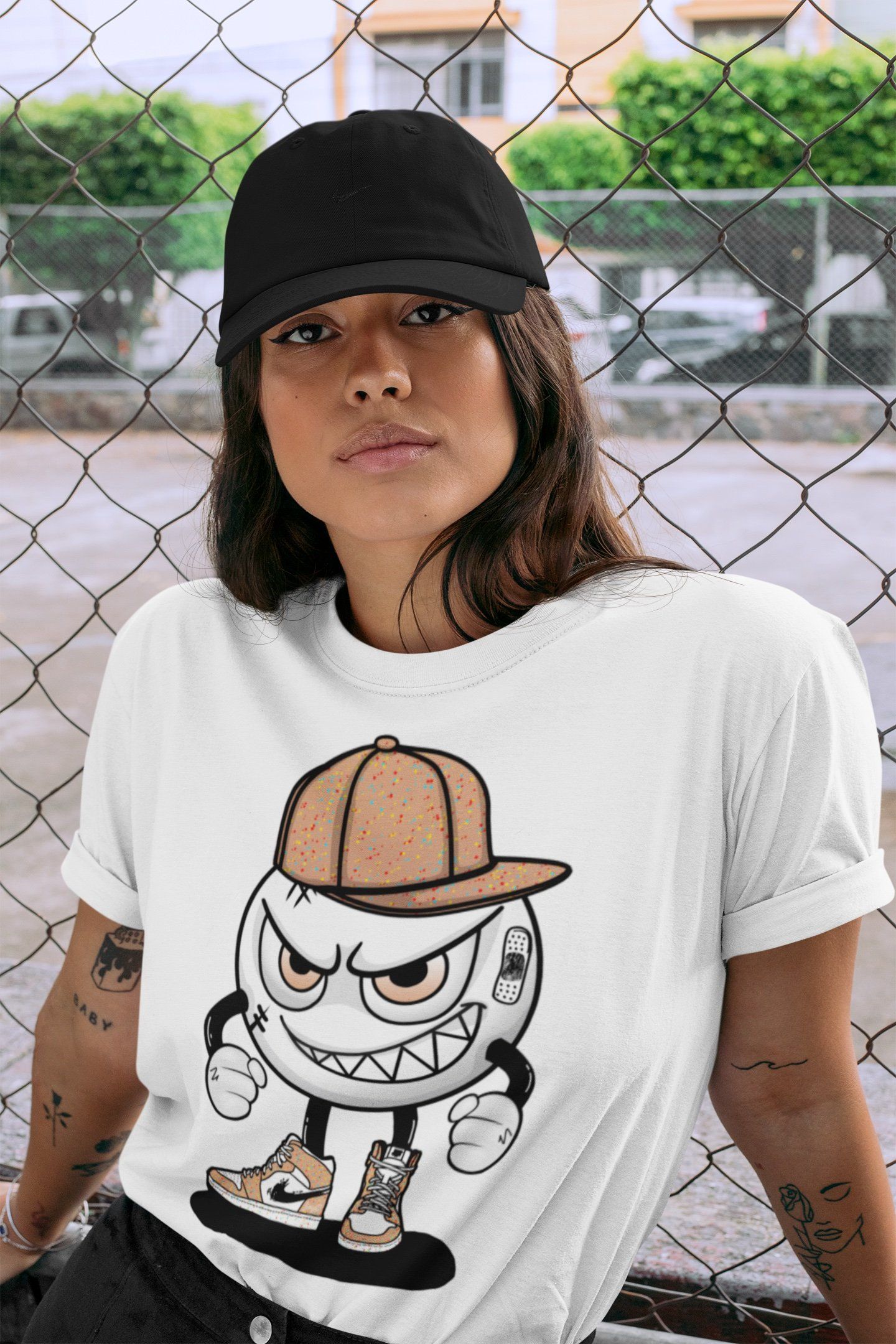 Mischief Unisex Tops - Air Jordan 1 Brushstroke