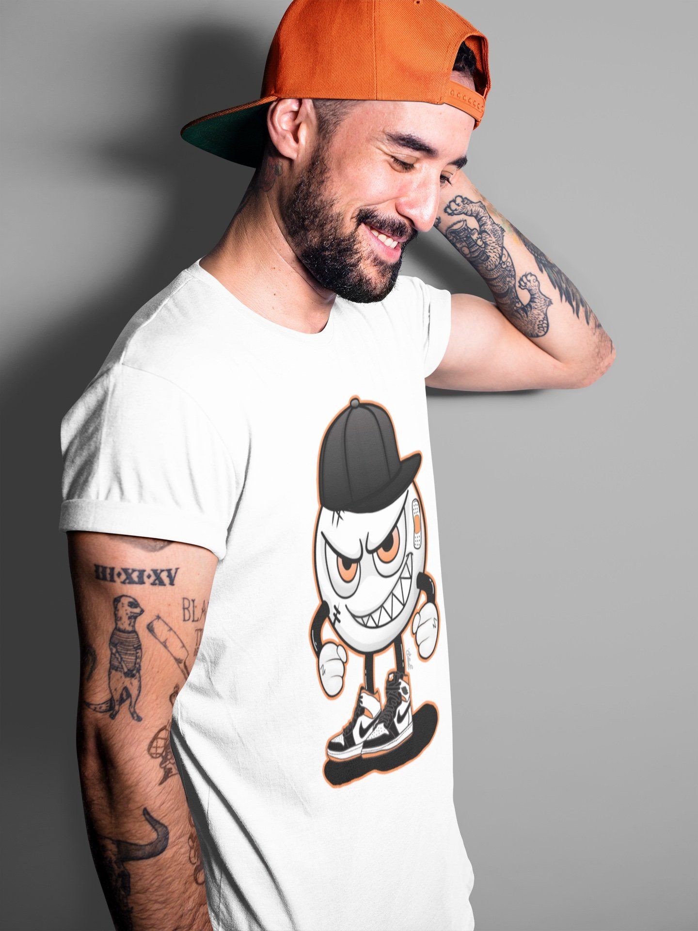 Mischief Unisex Tops - Air Jordan 1 Electro Orange