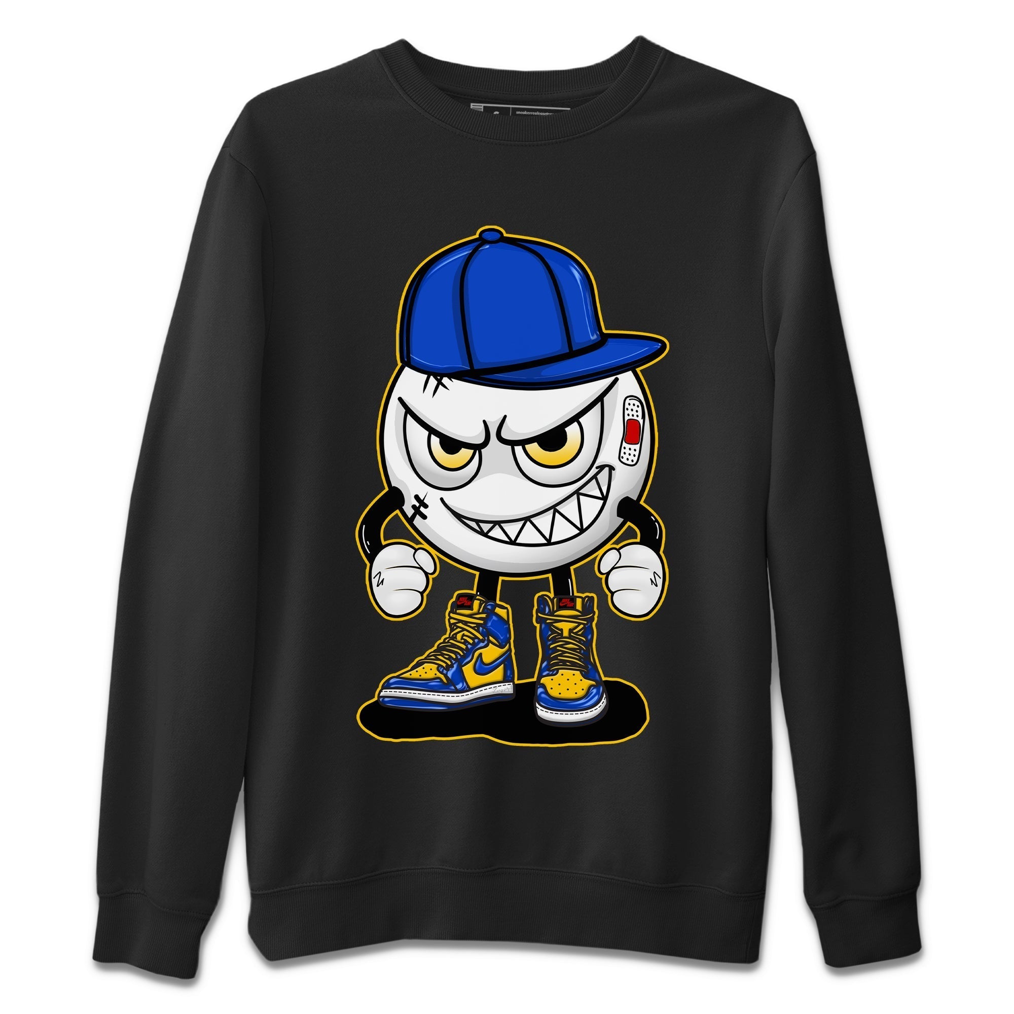 Mischief Unisex Tops - Air Jordan 1 Game Royal Varsity Maize