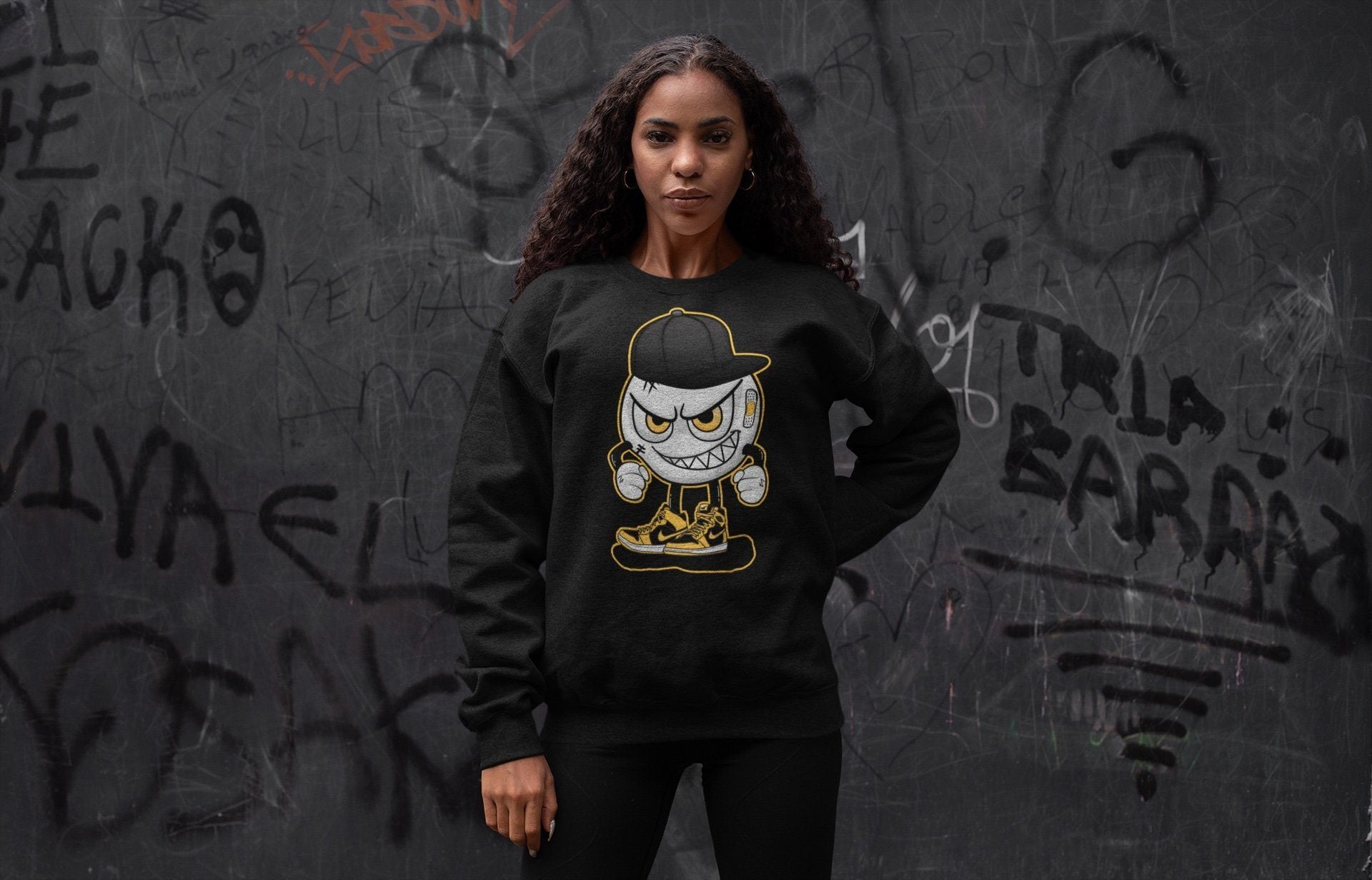Mischief Unisex Tops - Air Jordan 1 Pollen
