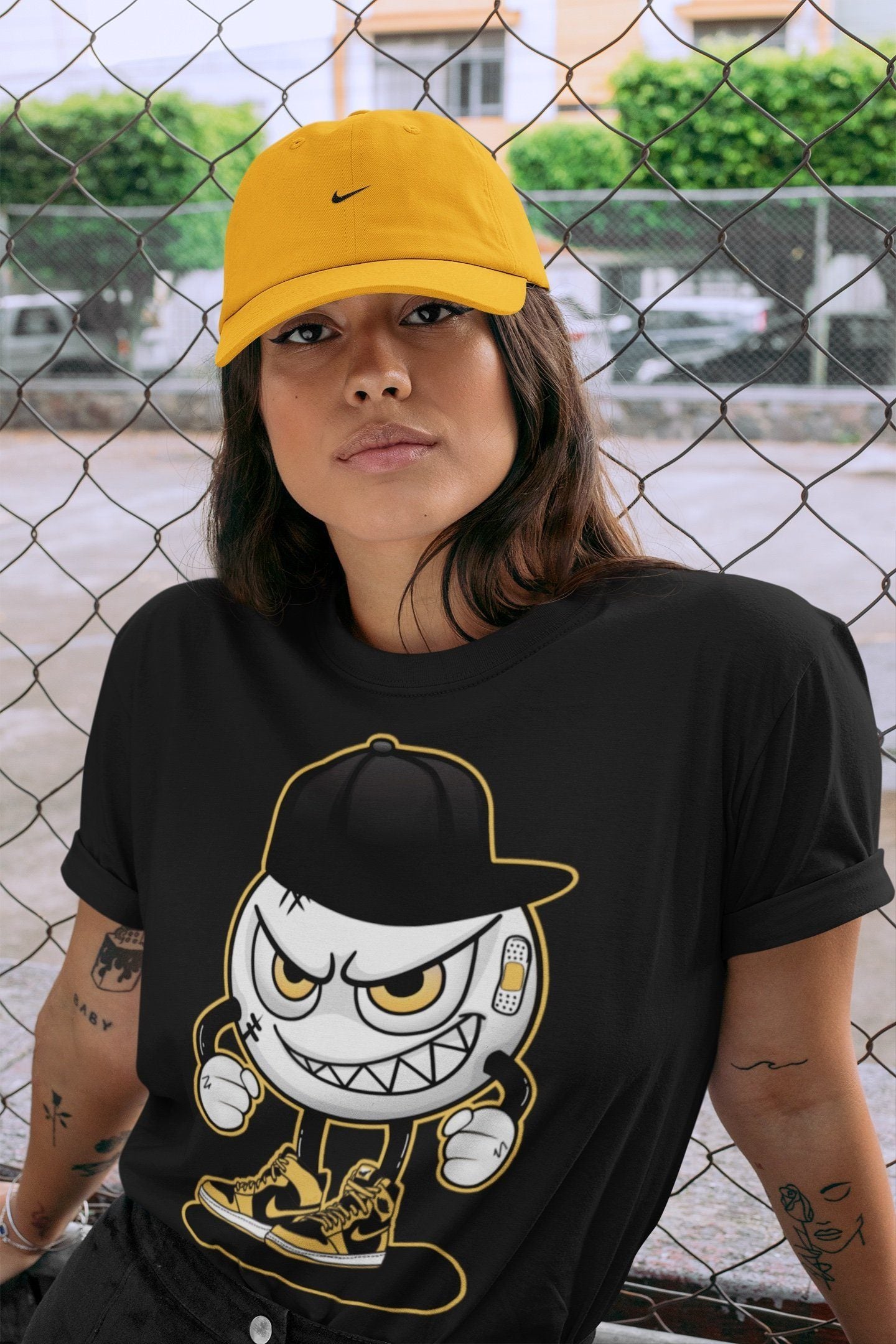 Mischief Unisex Tops - Air Jordan 1 Pollen