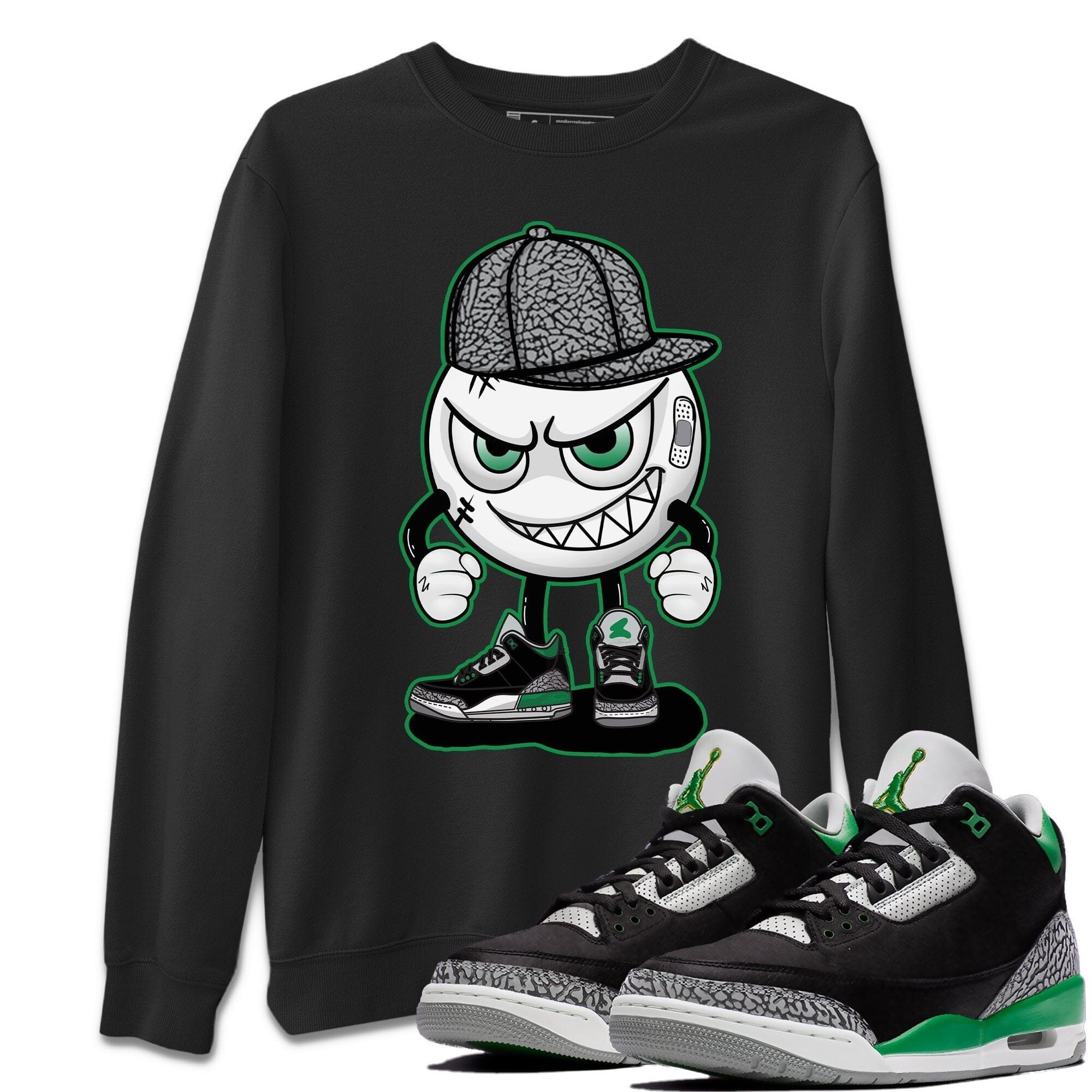 Mischief Unisex Tops - Air Jordan 3 Pine Green