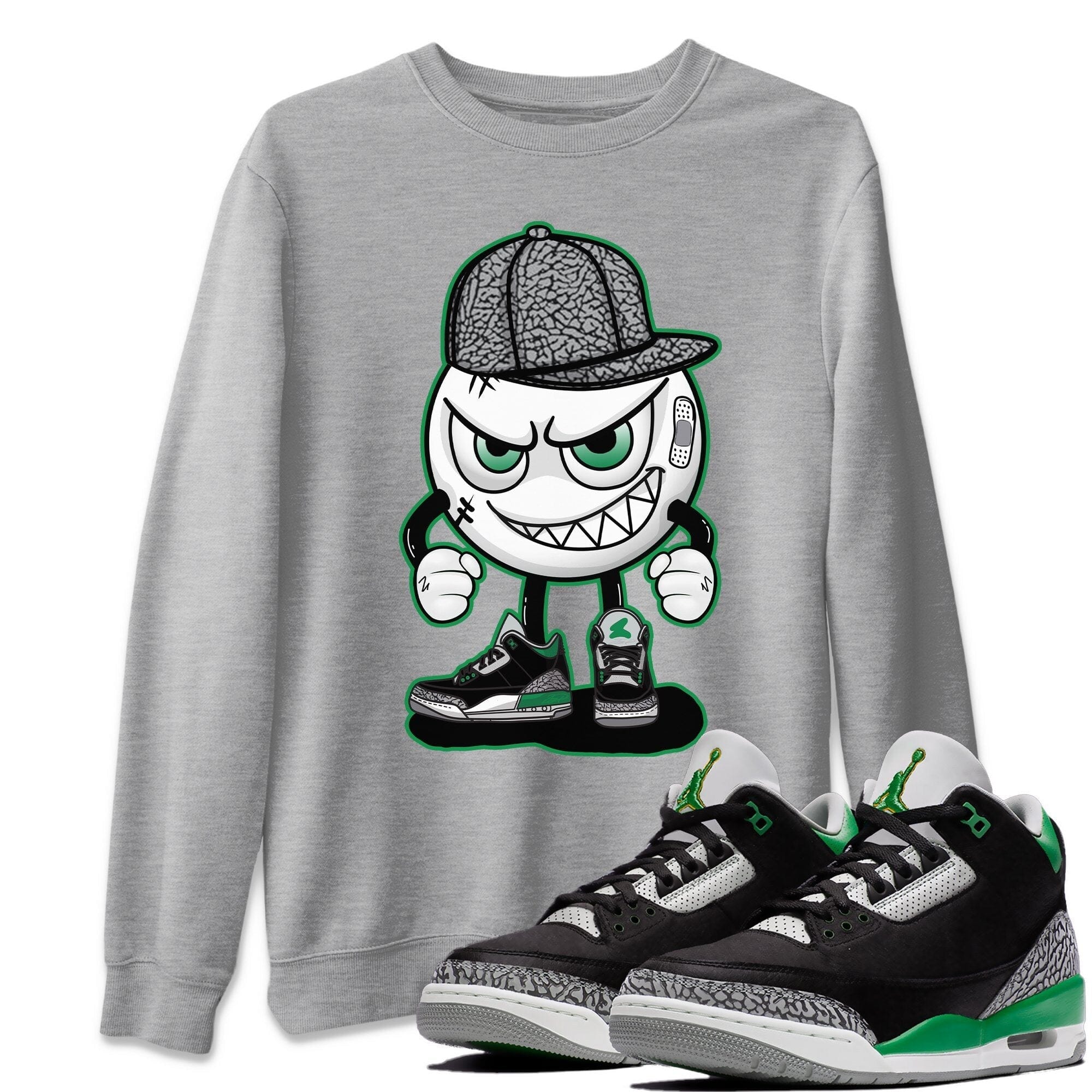 Mischief Unisex Tops - Air Jordan 3 Pine Green