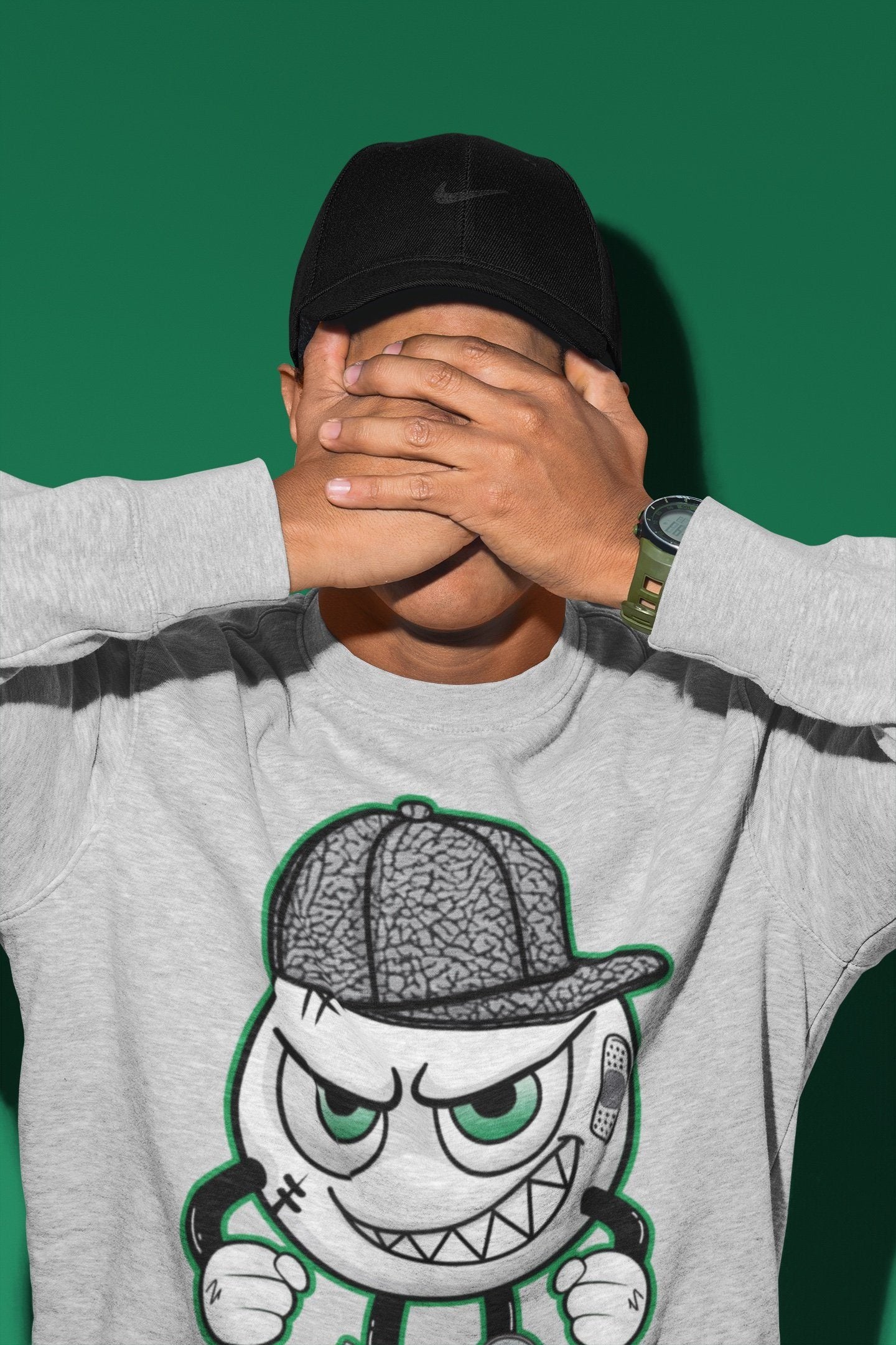 Mischief Unisex Tops - Air Jordan 3 Pine Green