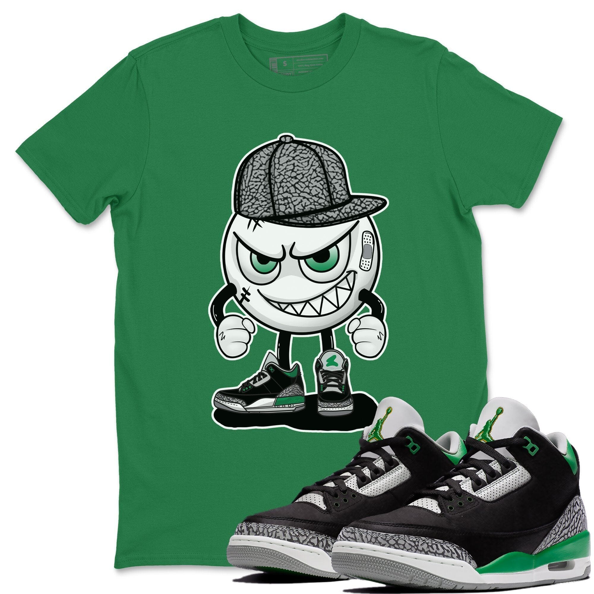 Mischief Unisex Tops - Air Jordan 3 Pine Green