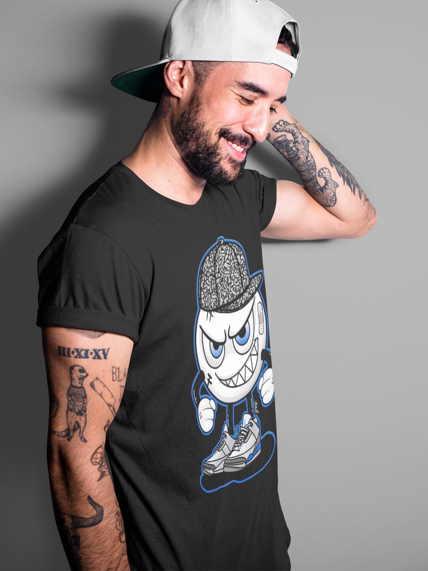 Mischief Unisex Tops - Air Jordan 3 Racer Blue