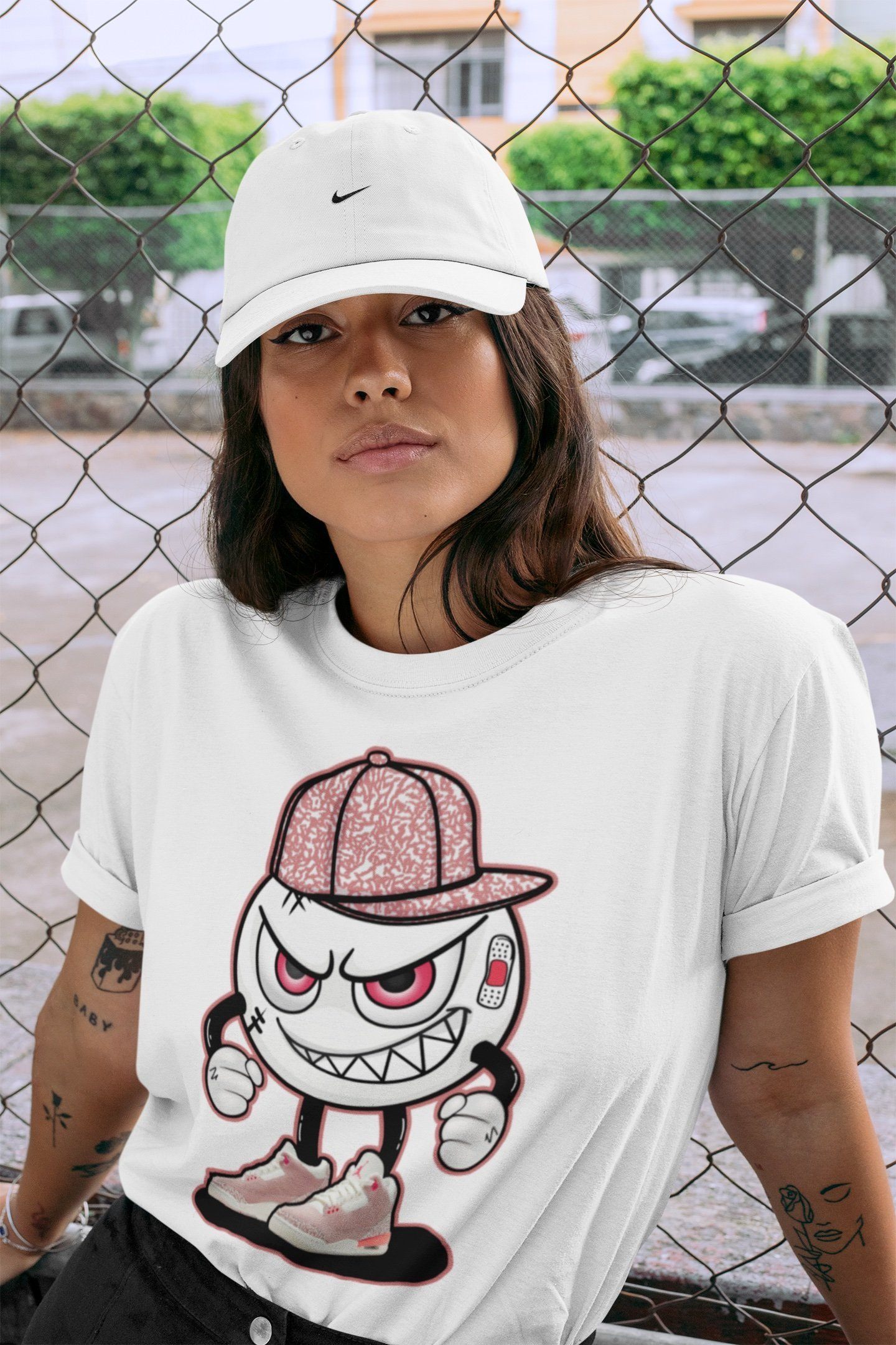 Mischief Unisex Tops - Air Jordan 3 Rust Pink