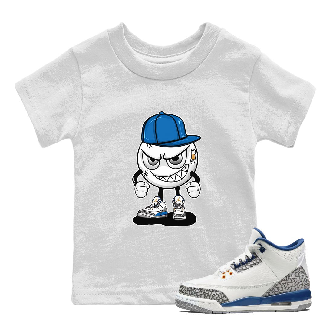 Mischief Kids Tops - Air Jordan 3 Wizards