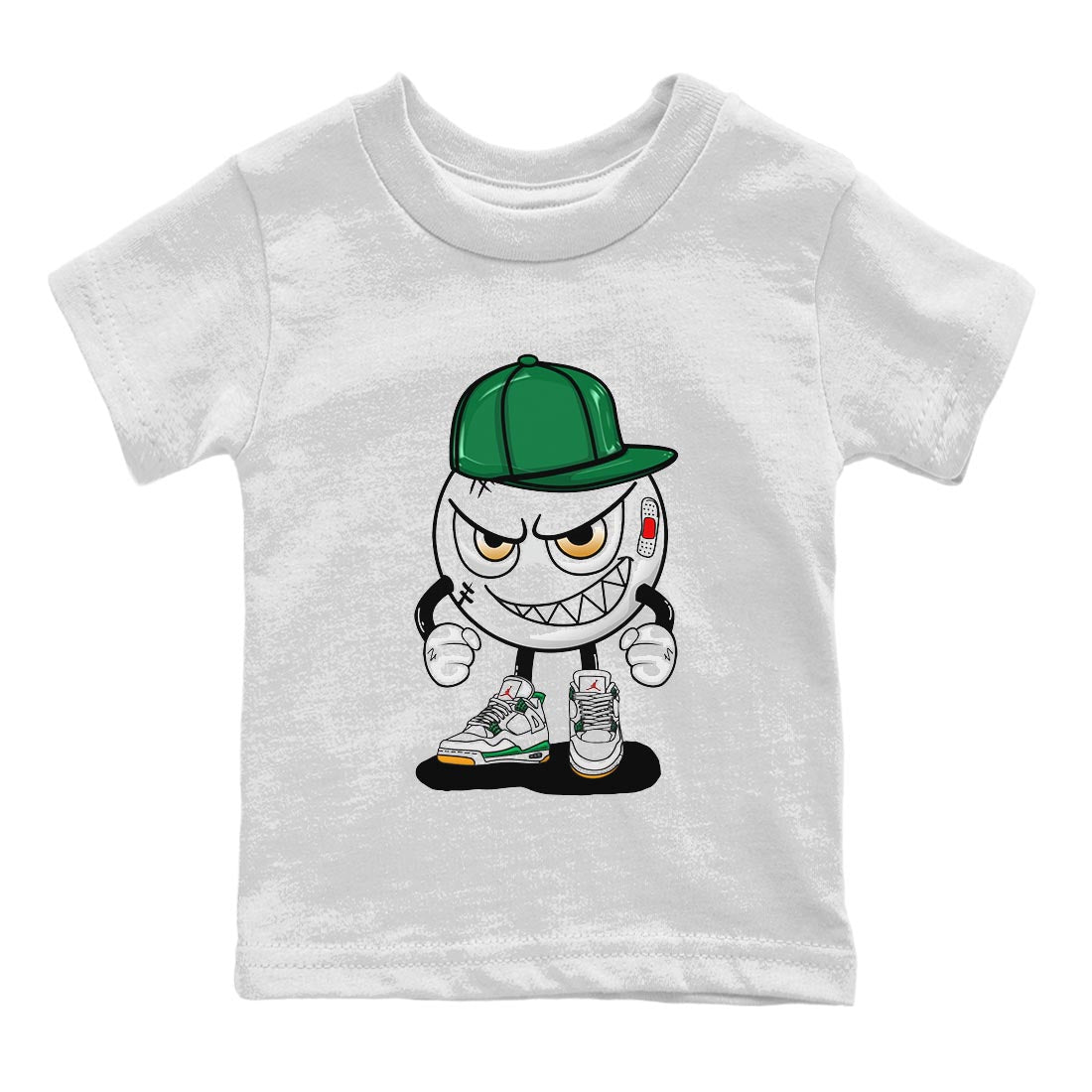 Mischief Kids Tops - Air Jordan 4 Pine Green