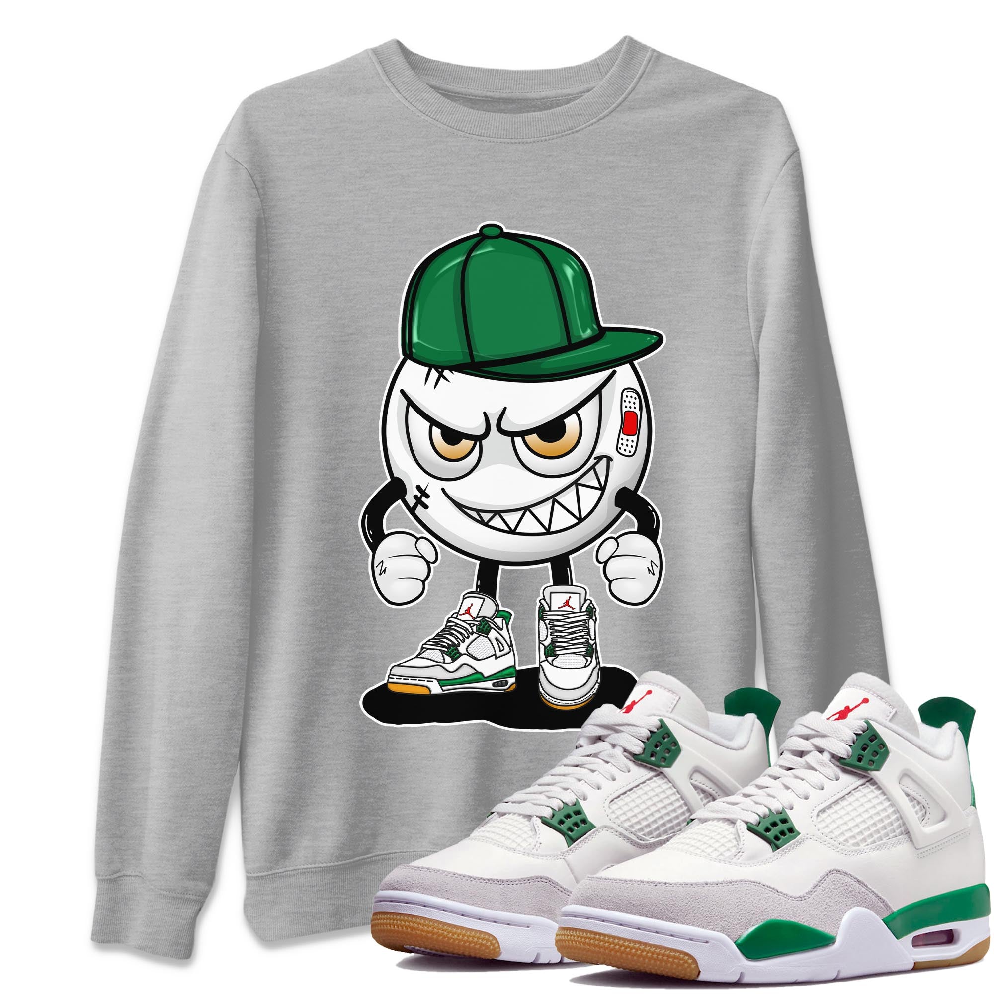 Mischief Unisex Tops - Air Jordan 4 Pine Green