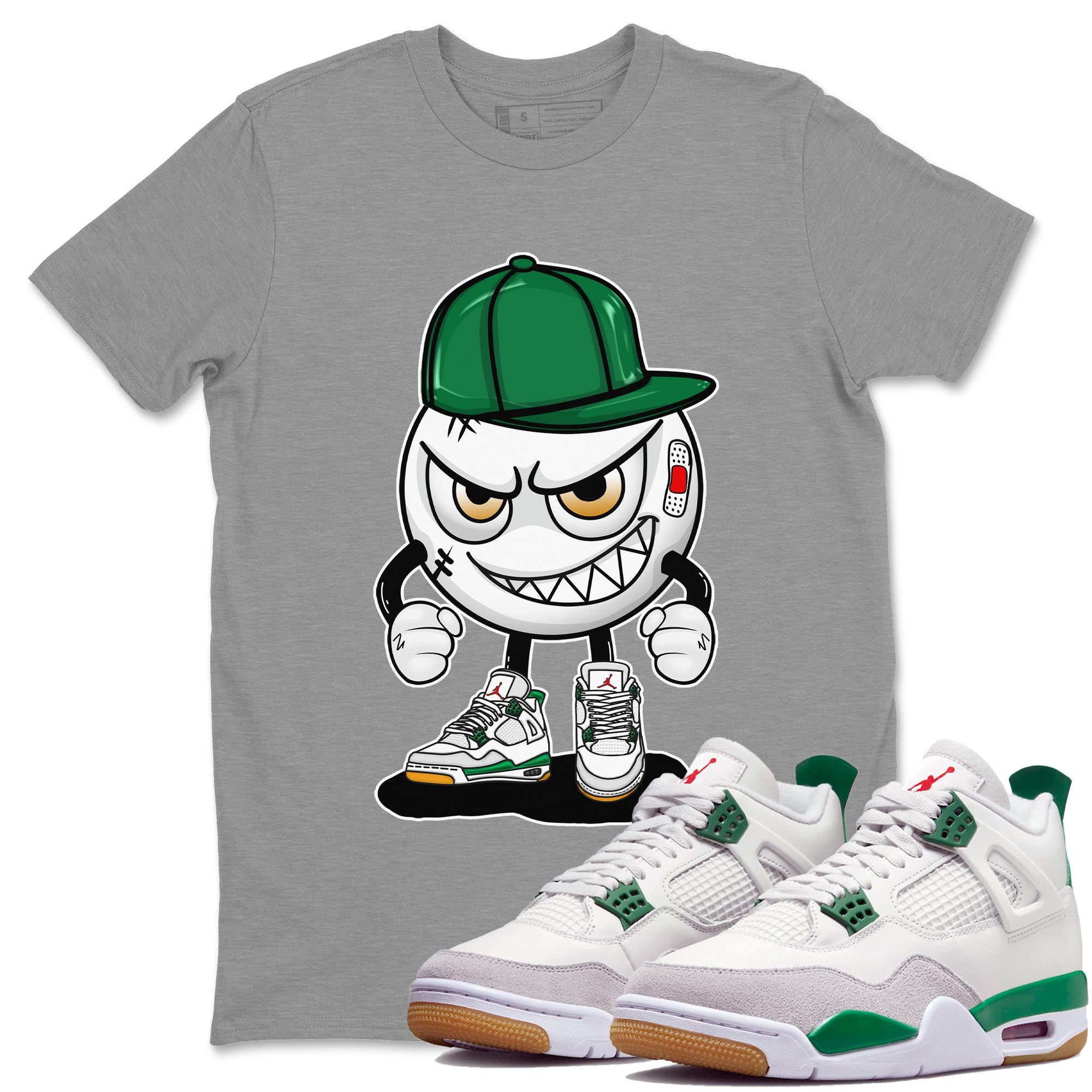 Mischief Unisex Tops - Air Jordan 4 Pine Green