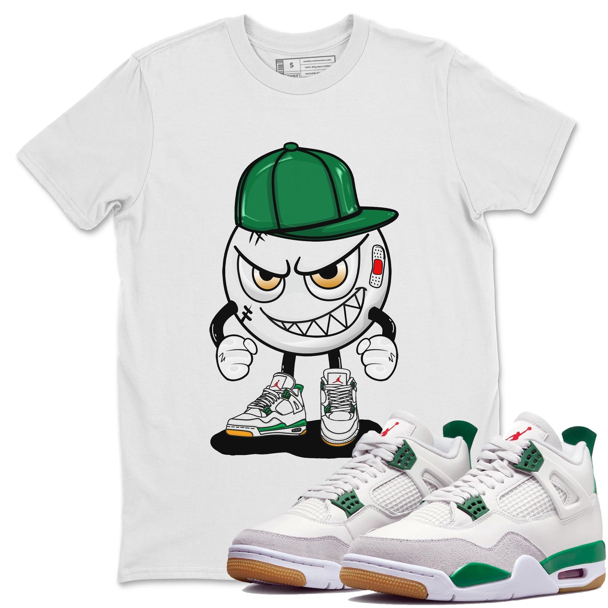 Mischief Unisex Tops - Air Jordan 4 Pine Green