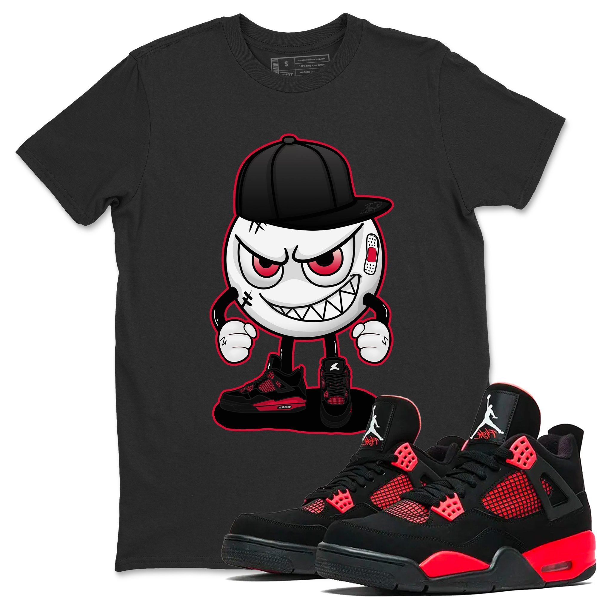 Mischief Unisex Tops - Air Jordan 4 Red Thunder
