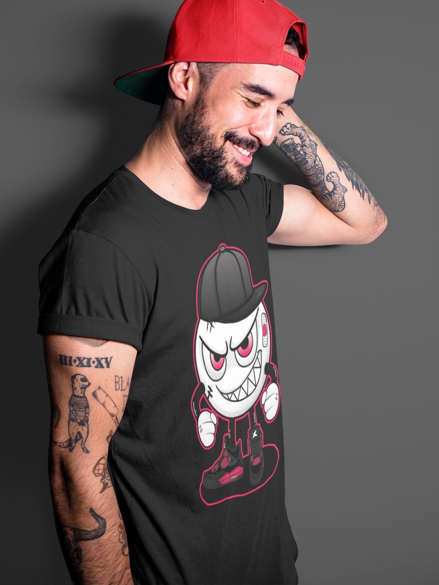 Mischief Unisex Tops - Air Jordan 4 Red Thunder