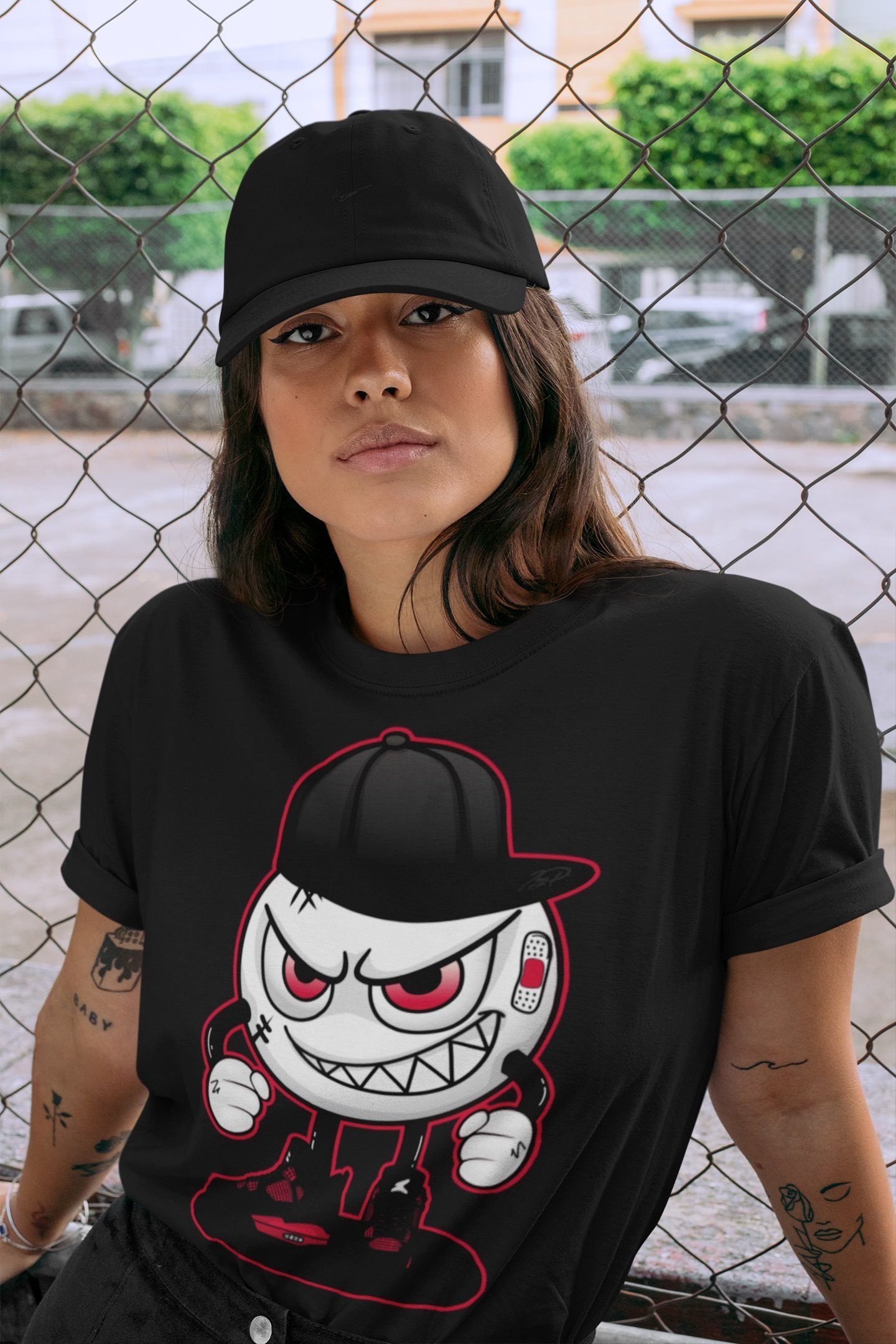 Mischief Unisex Tops - Air Jordan 4 Red Thunder