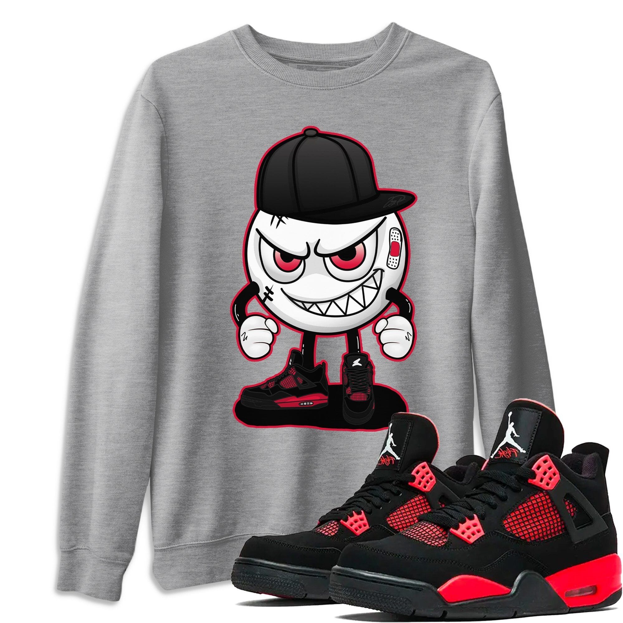 Mischief Unisex Tops - Air Jordan 4 Red Thunder
