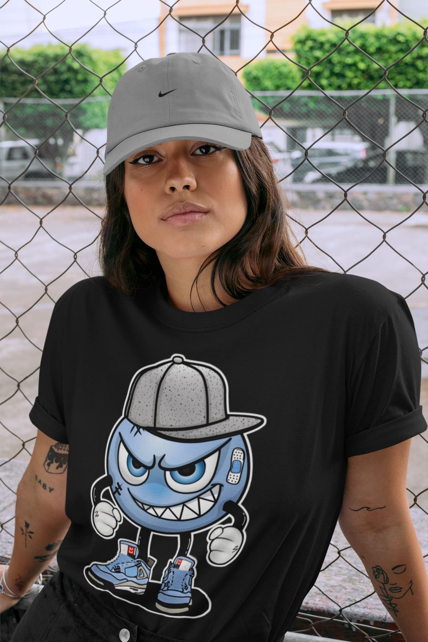 Mischief Unisex Tops - Air Jordan 4 University Blue