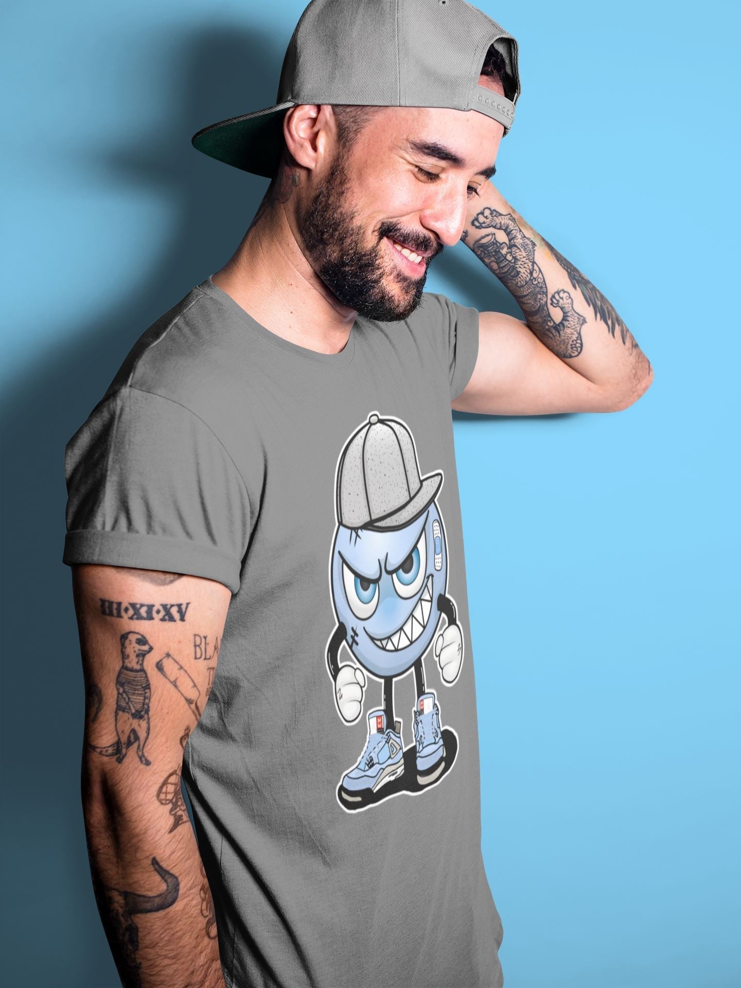 Mischief Unisex Tops - Air Jordan 4 University Blue