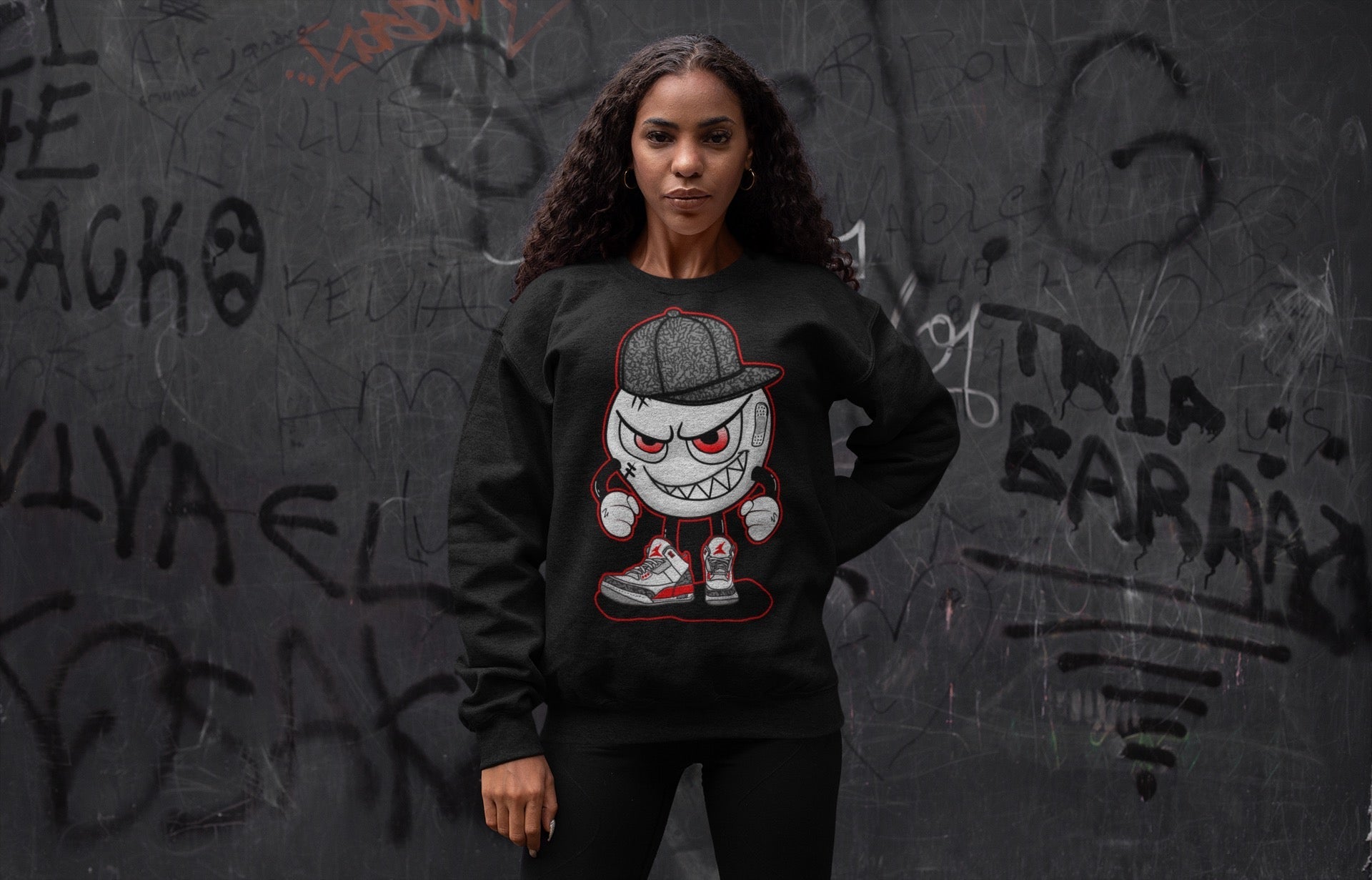 Mischief Unisex Tops - Air Jordan 3 Fire Red