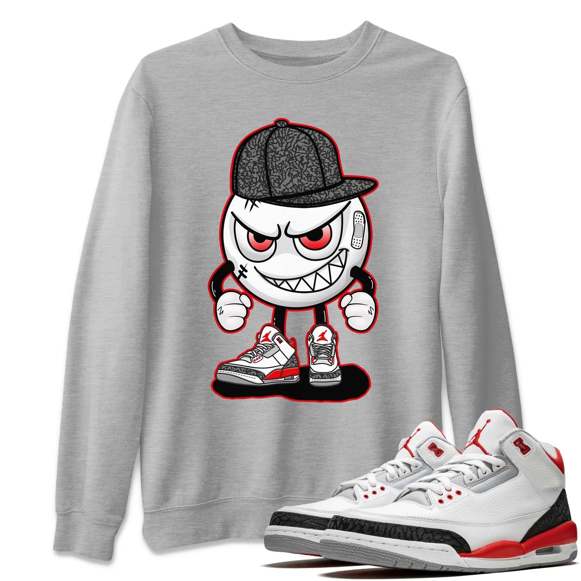 Mischief Unisex Tops - Air Jordan 3 Fire Red