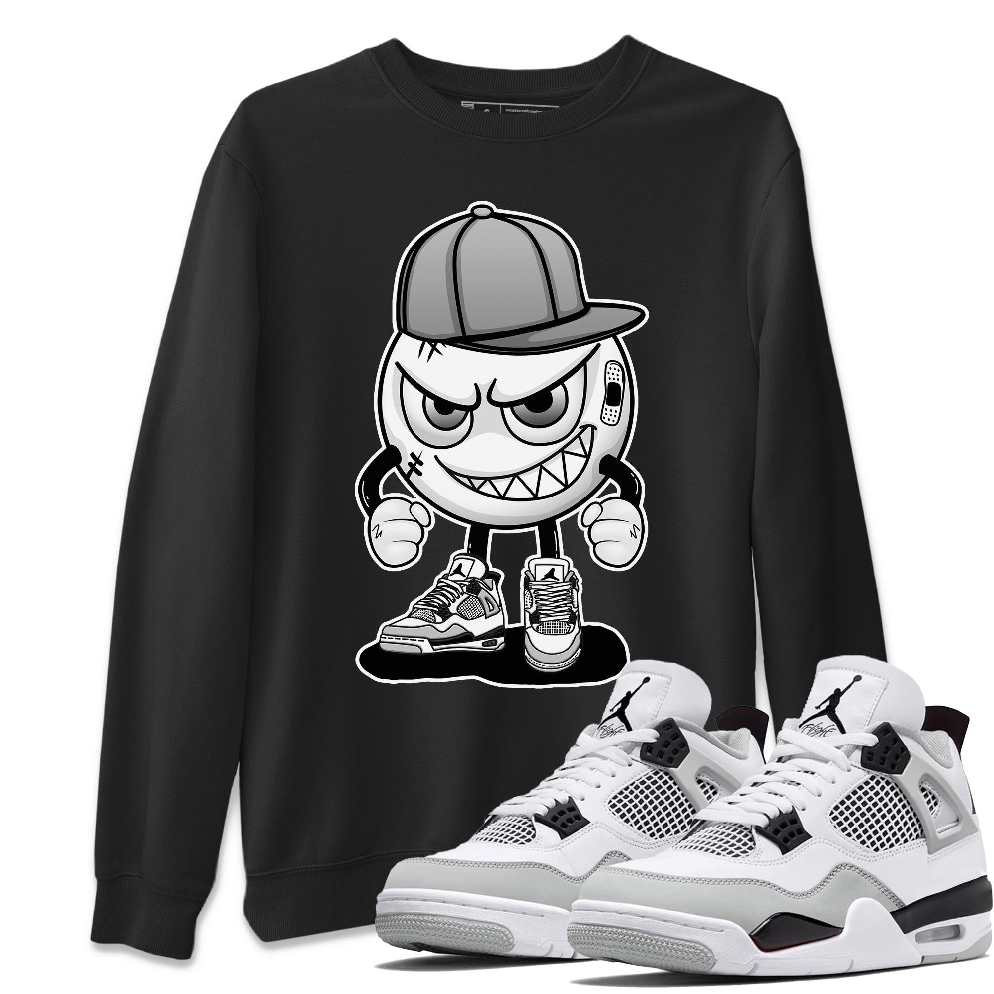 Mischief Unisex Tops - Air Jordan 4 Military Black