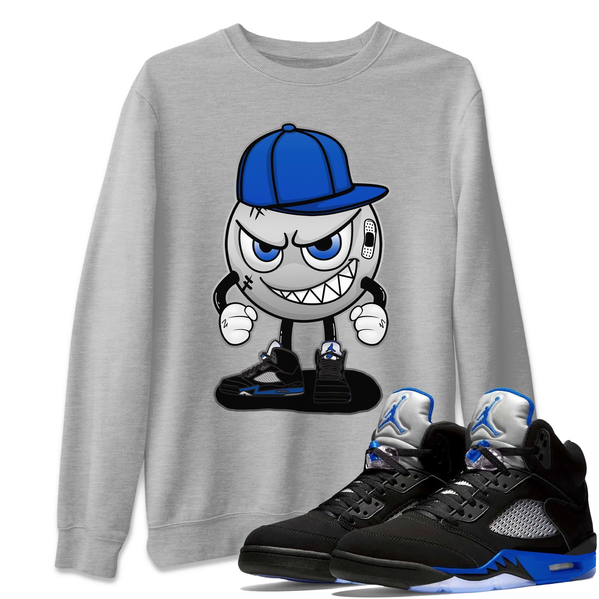 Mischief Unisex Tops - Air Jordan 5 Racer Blue