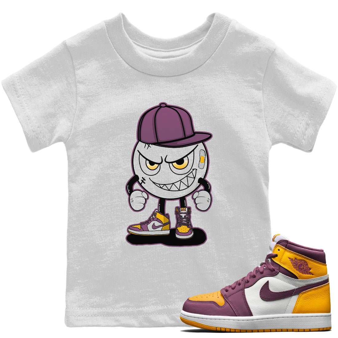 Mischief Kids Tops - Air Jordan 1 Brotherhood