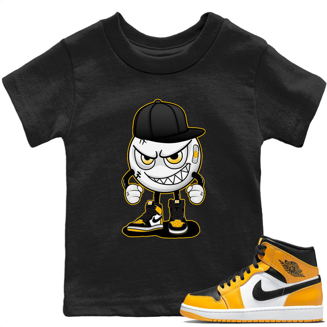 Mischief Kids Tops - Air Jordan 1 Taxi