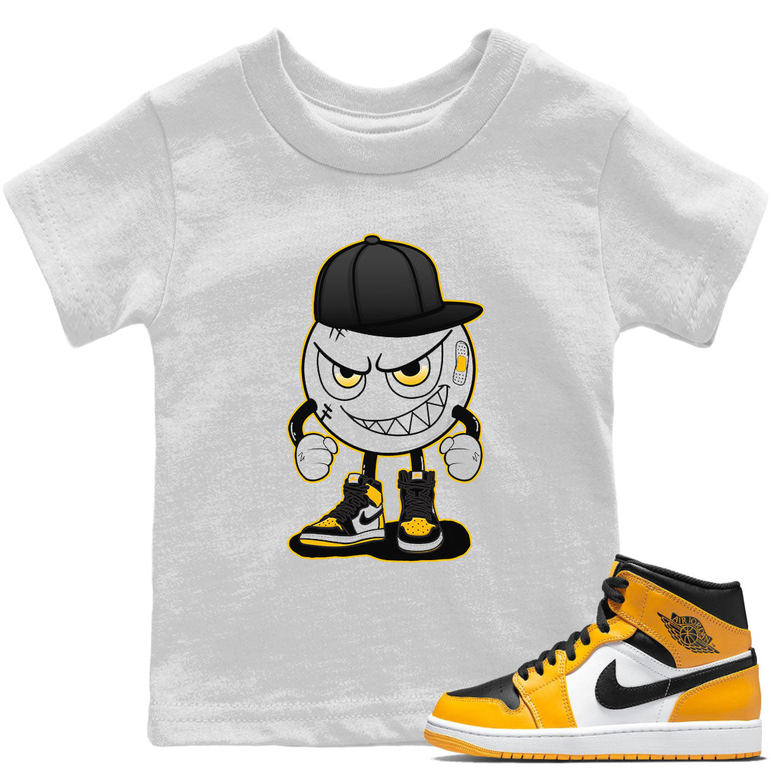 Mischief Kids Tops - Air Jordan 1 Taxi