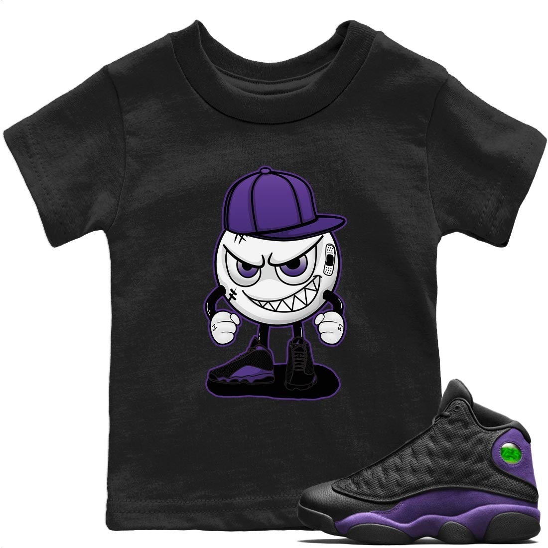 Mischief Kids Tops - Air Jordan 13 Court Purple