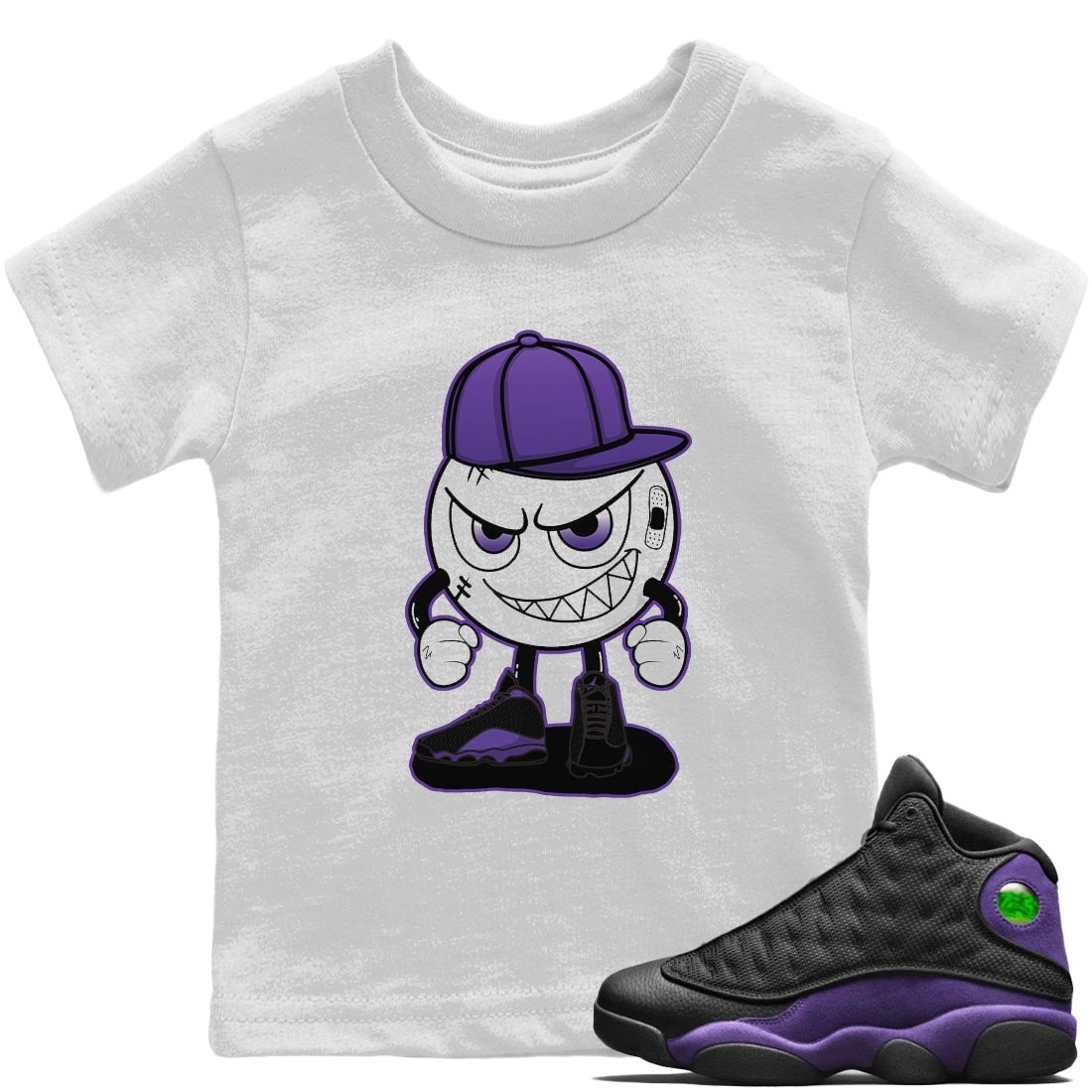 Mischief Kids Tops - Air Jordan 13 Court Purple