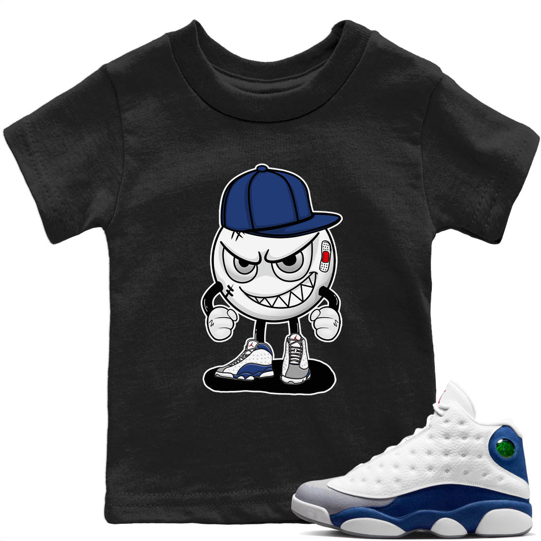Mischief Kids Tops - Air Jordan 13 French Blue