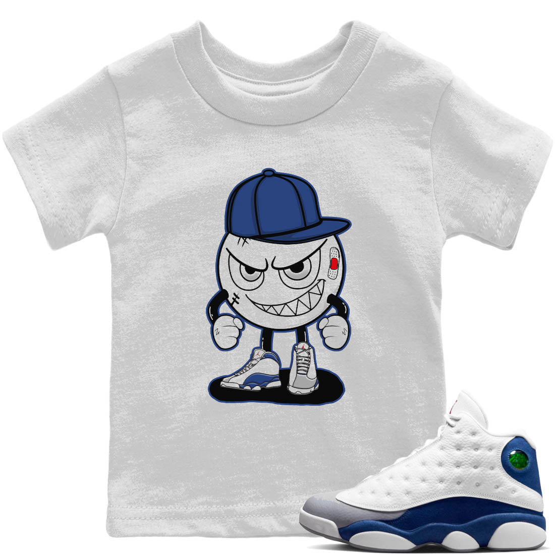 Mischief Kids Tops - Air Jordan 13 French Blue