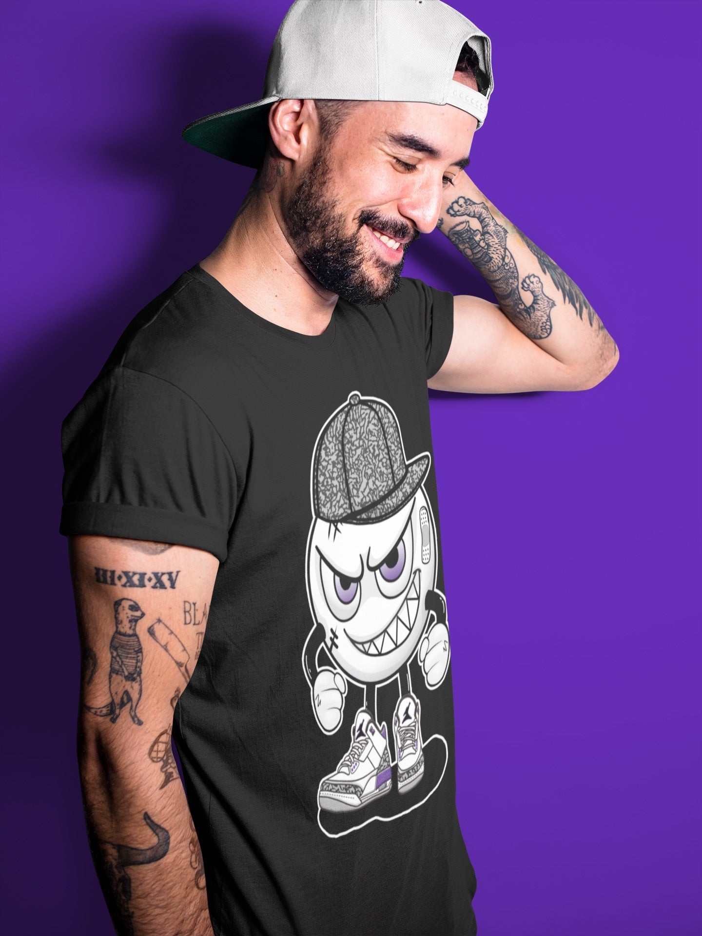 Mischief Unisex Tops - Air Jordan 3 Dark Iris