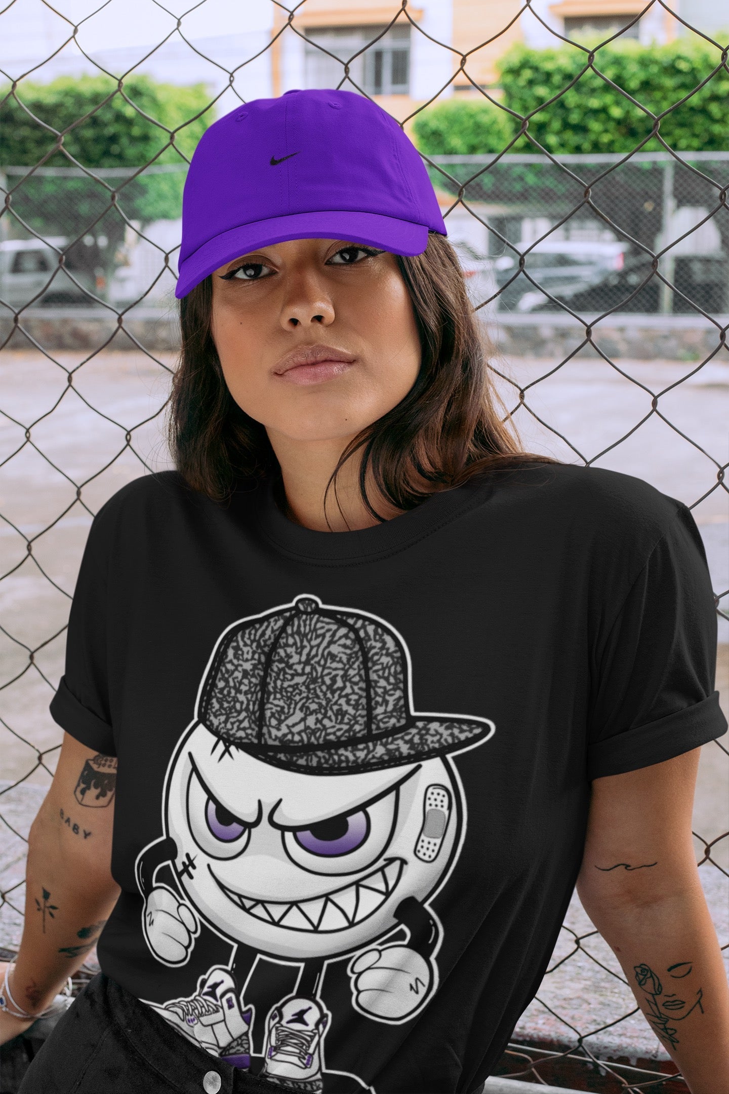 Mischief Unisex Tops - Air Jordan 3 Dark Iris