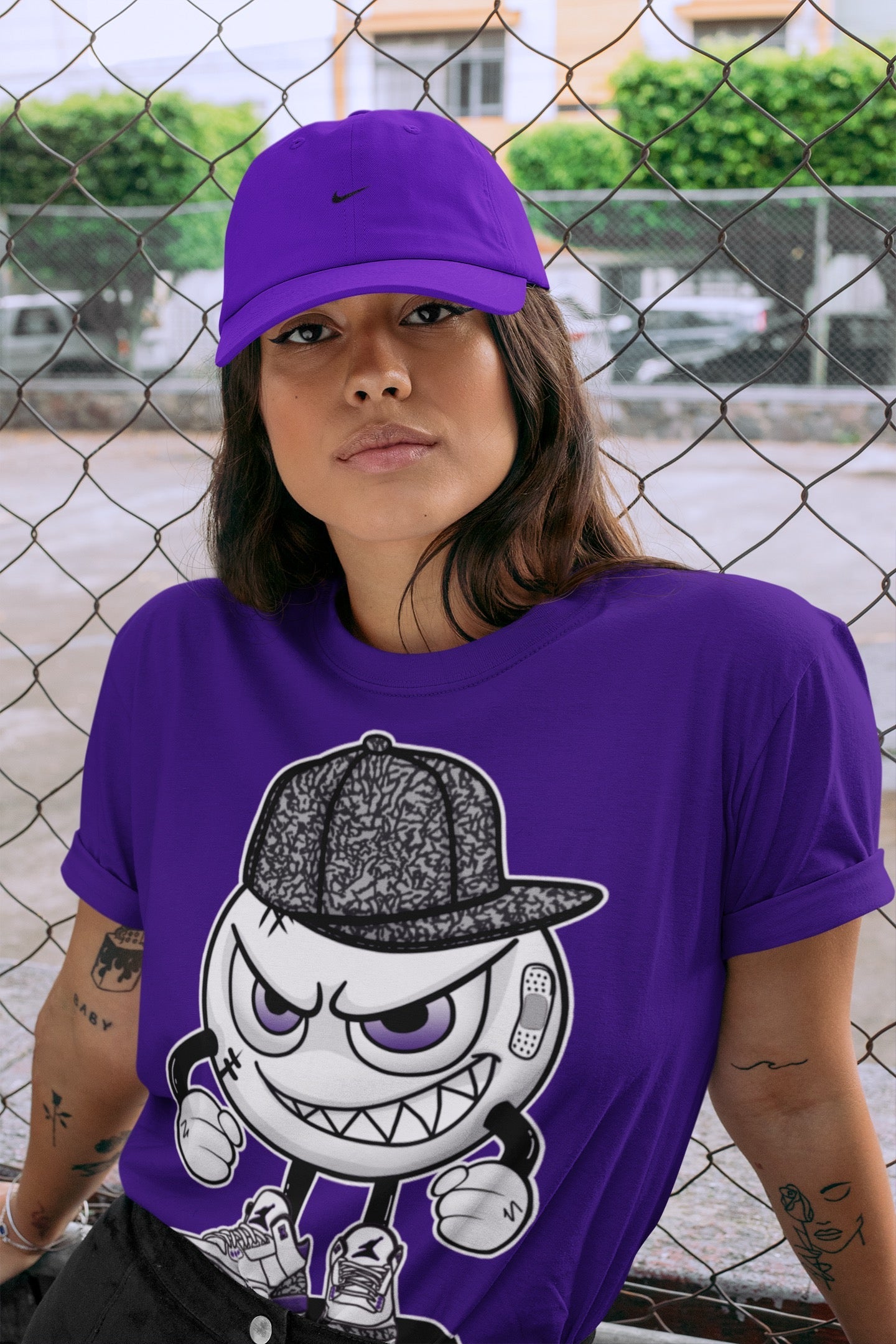 Mischief Unisex Tops - Air Jordan 3 Dark Iris