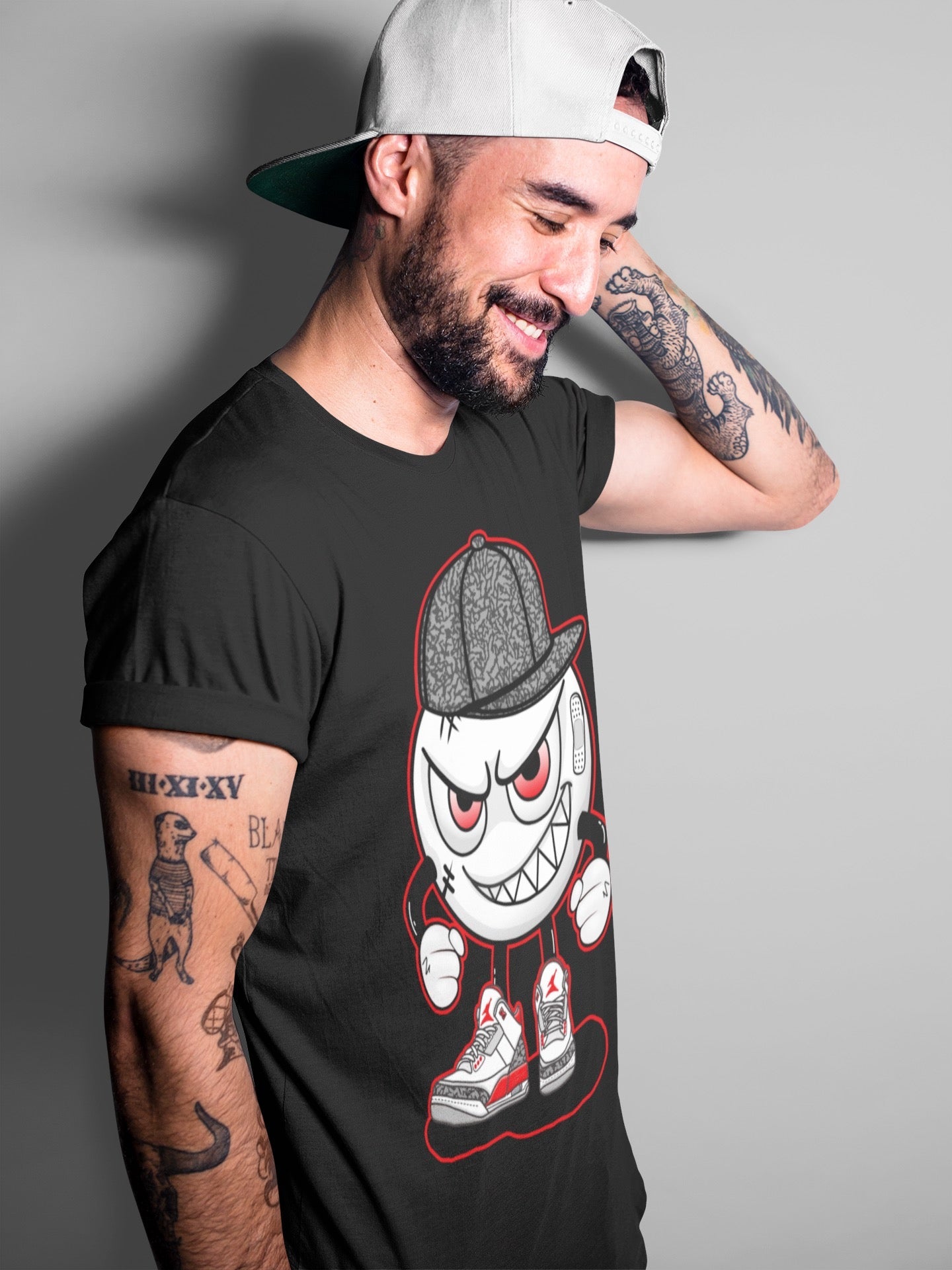 Mischief Unisex Tops - Air Jordan 3 Fire Red