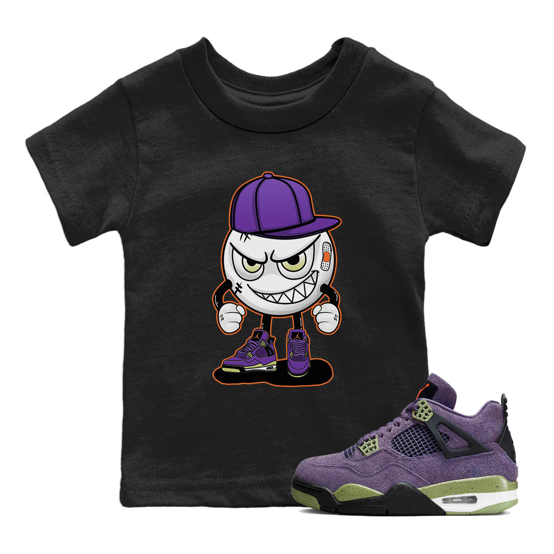 Mischief Kids Tops - Air Jordan 4 Canyon Purple