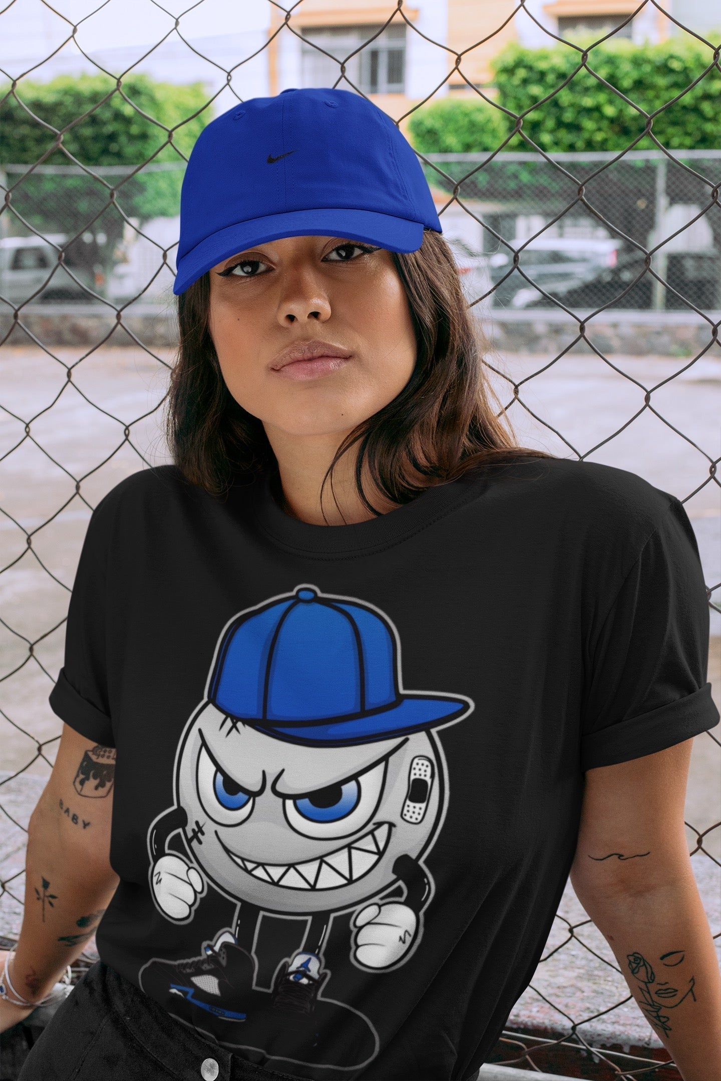 Mischief Unisex Tops - Air Jordan 5 Racer Blue