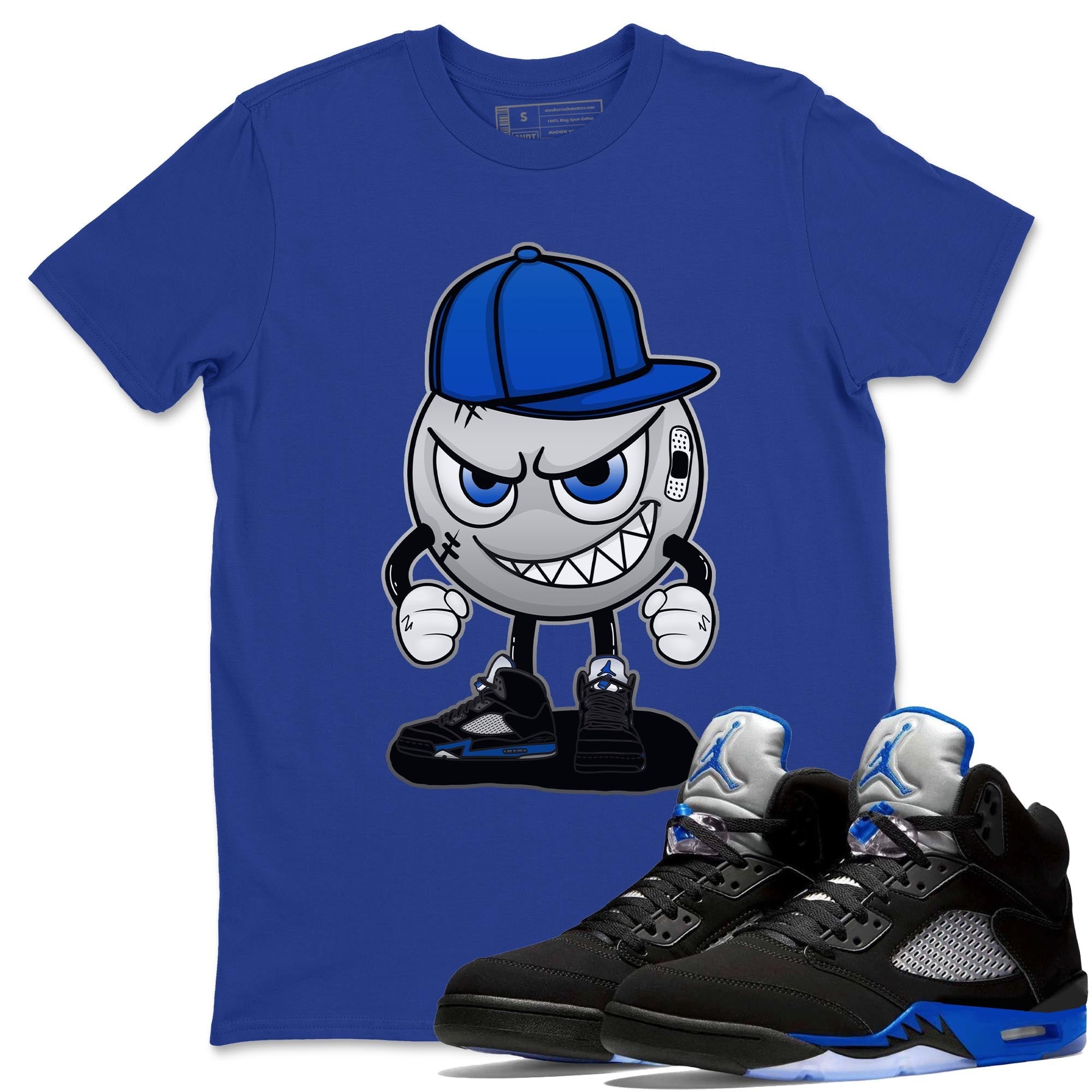 Mischief Unisex Tops - Air Jordan 5 Racer Blue