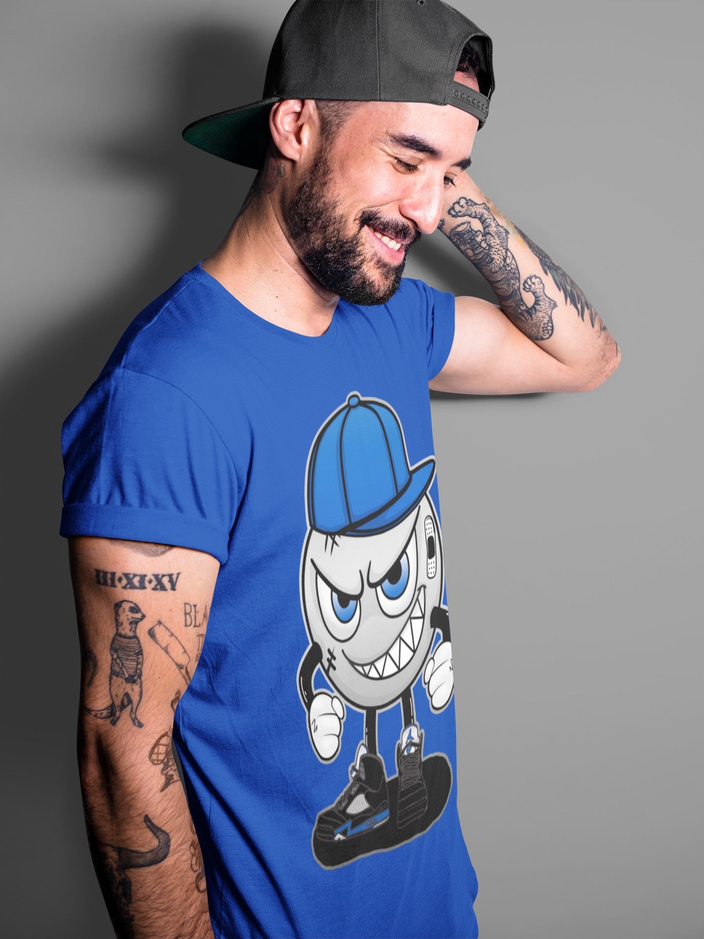 Mischief Unisex Tops - Air Jordan 5 Racer Blue