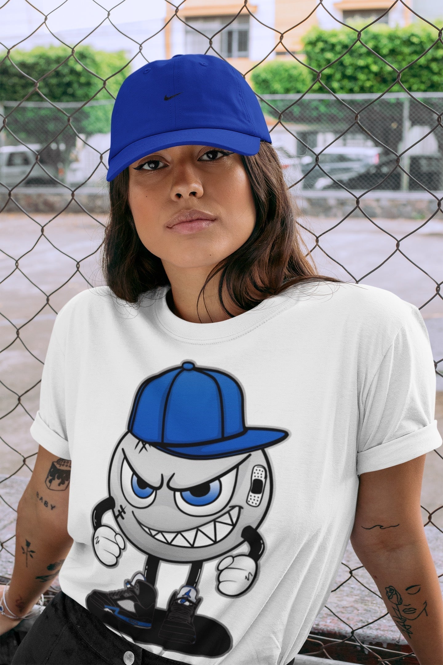 Mischief Unisex Tops - Air Jordan 5 Racer Blue